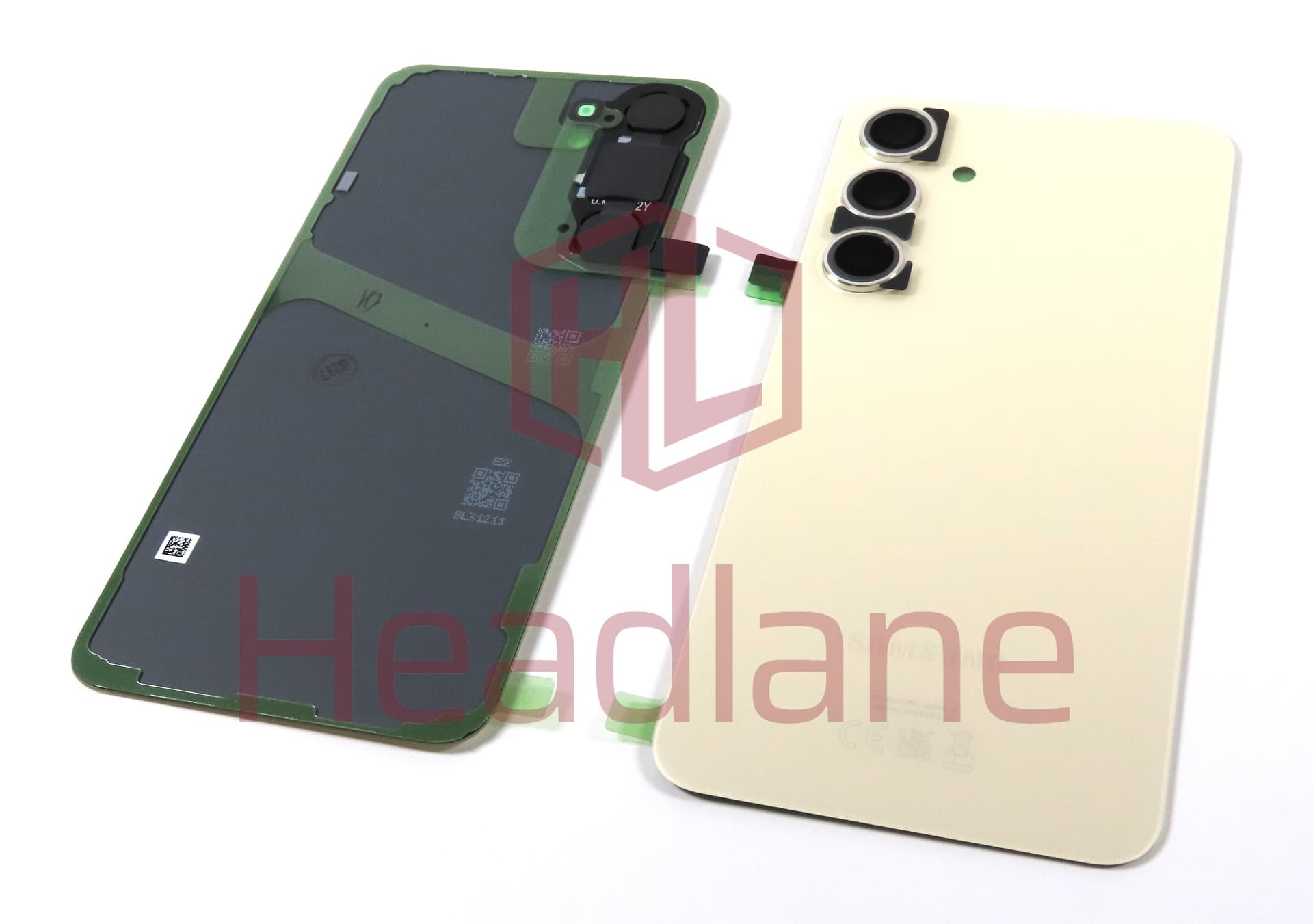 Samsung SM-S926 Galaxy S24+ / Plus Back / Battery Cover - Amber Yellow - view 2