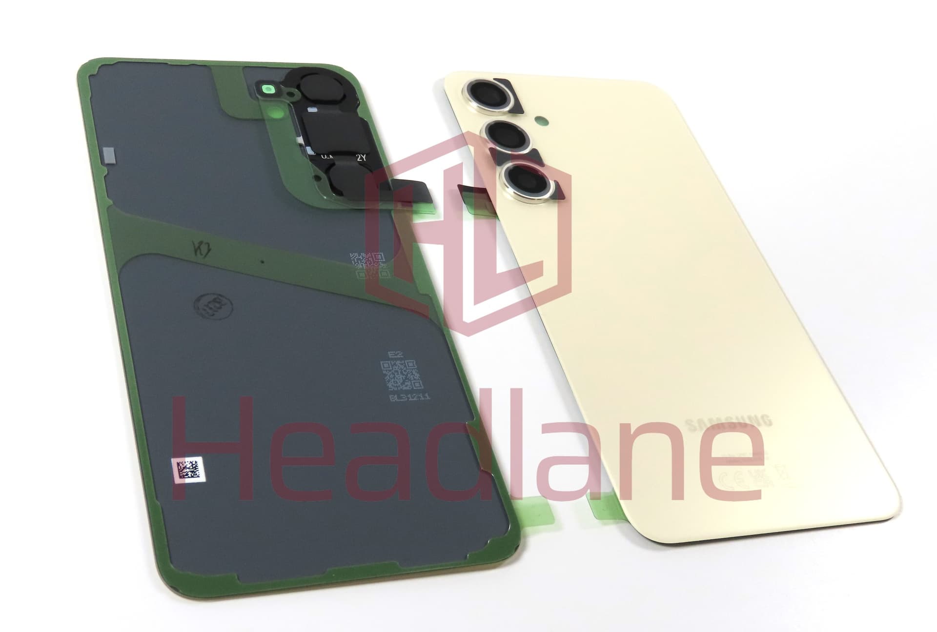 Samsung SM-S926 Galaxy S24+ / Plus Back / Battery Cover - Amber Yellow - view 3