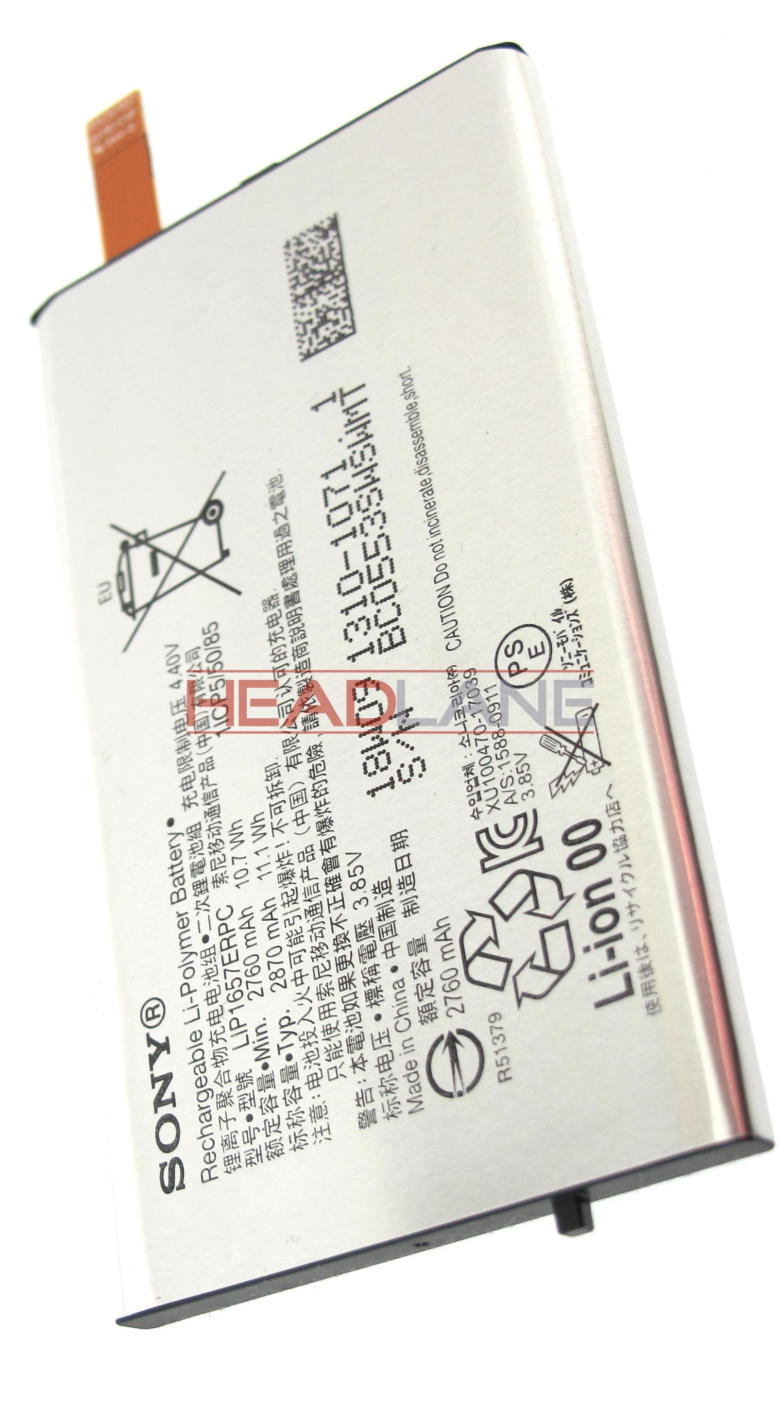 Sony H8324 H8314 Xperia XZ2 Compact - Internal Battery - view 2