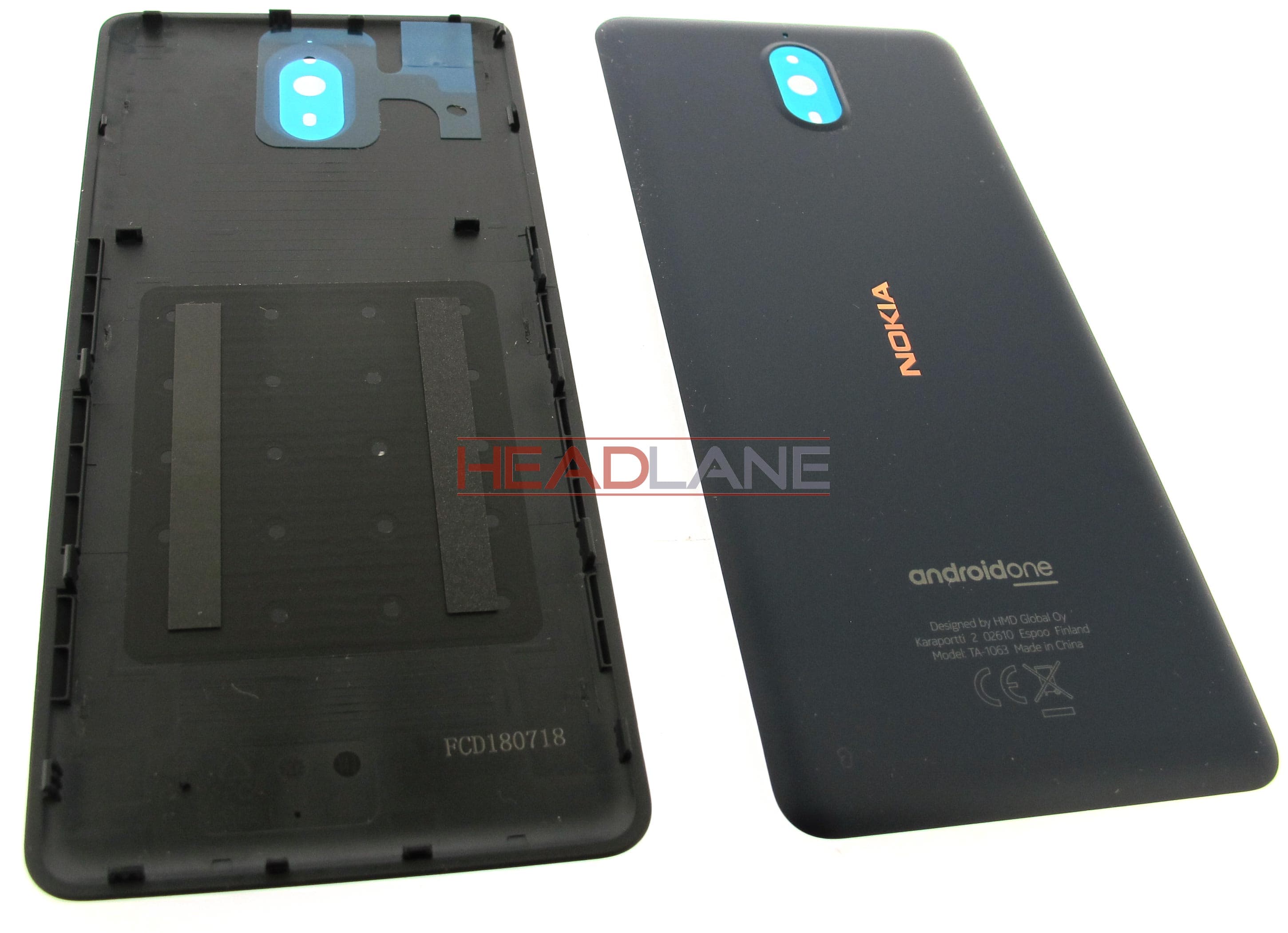 Nokia 3.1 TA-1063 Back /Battery Cover Dual SIM - Blue - view 2