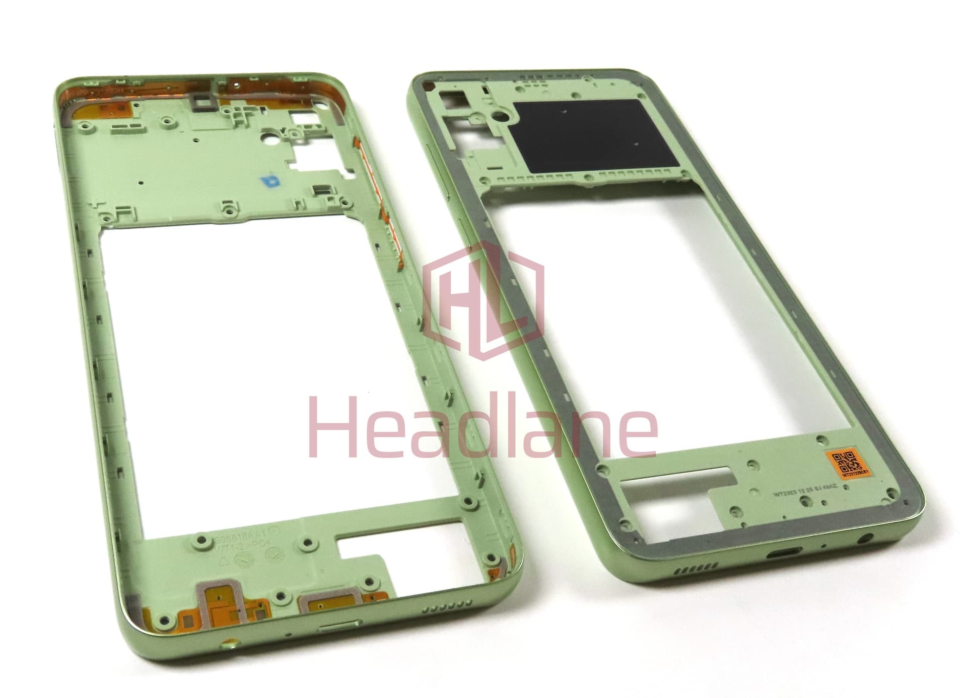 Samsung SM-A055 Galaxy A05 Middle Cover / Chassis - Light Green - view 2