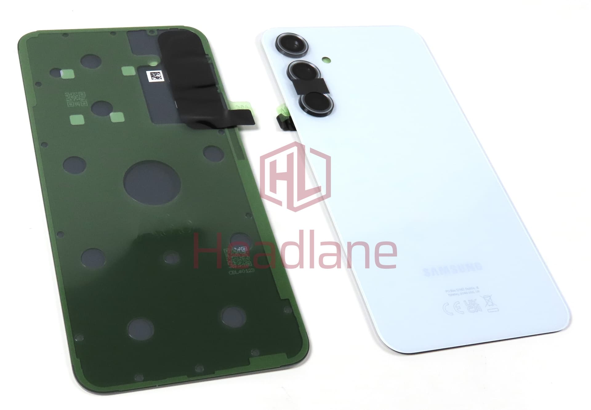 Samsung SM-A356 Galaxy A35 5G Back / Battery Cover - Blue (Awesome Iceblue) - view 3