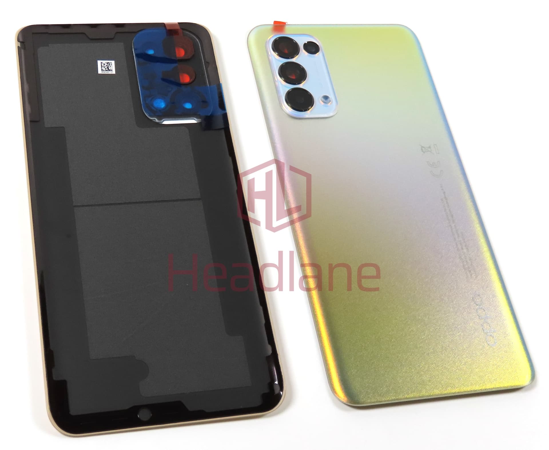 Oppo CPH2145 Reno5 5G / Find X3 Lite 5G Back / Battery Cover - Silver - view 2