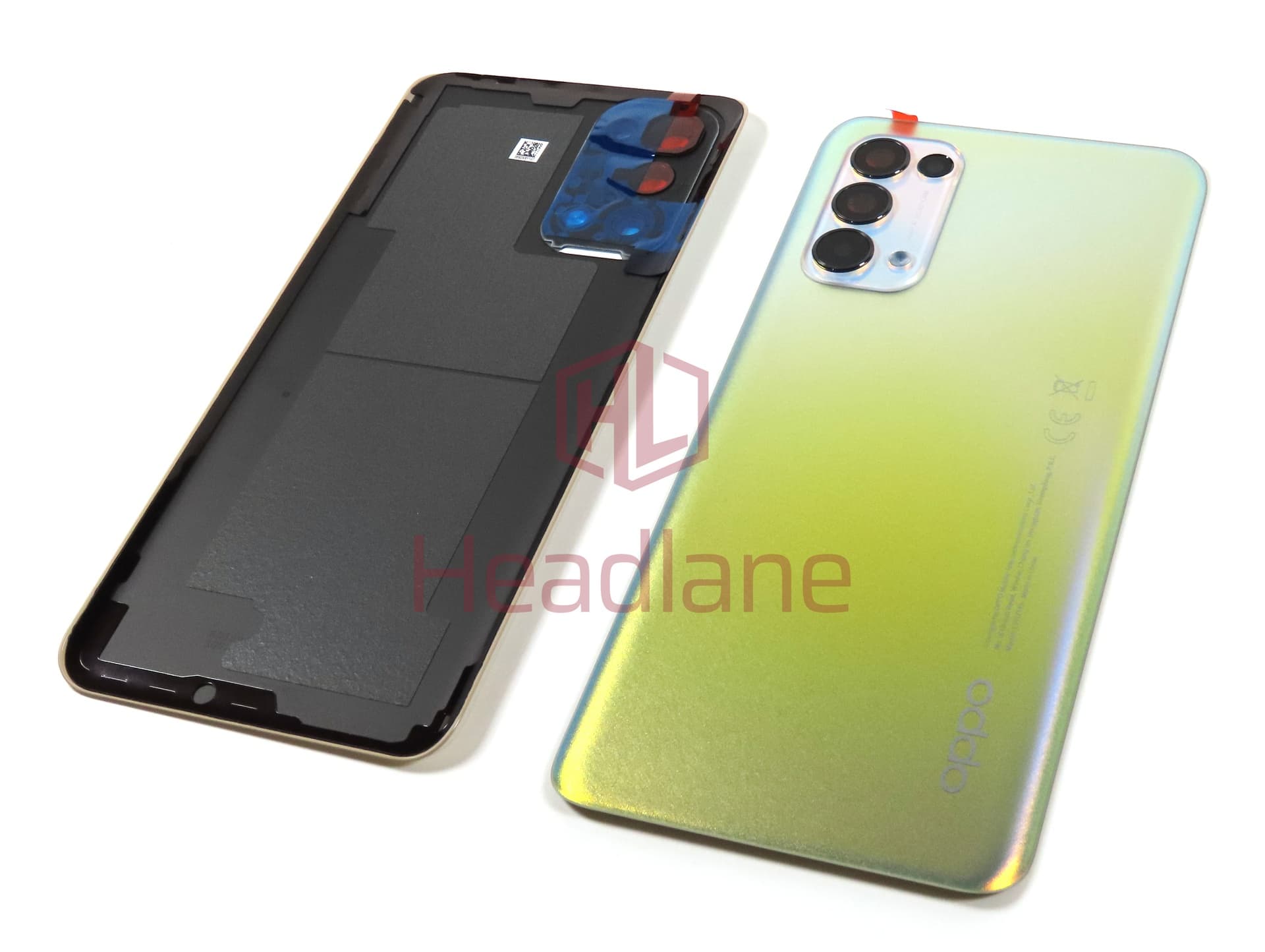 Oppo CPH2145 Reno5 5G / Find X3 Lite 5G Back / Battery Cover - Silver - view 3