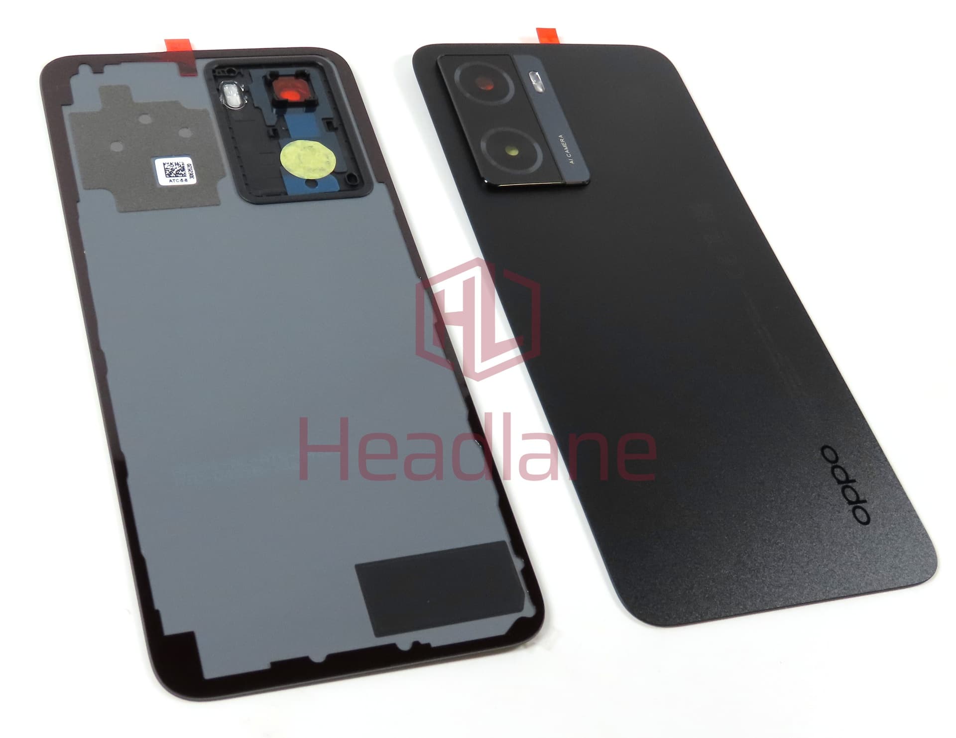 Oppo CPH2387 A57 4G Back / Battery Cover - Black - view 3