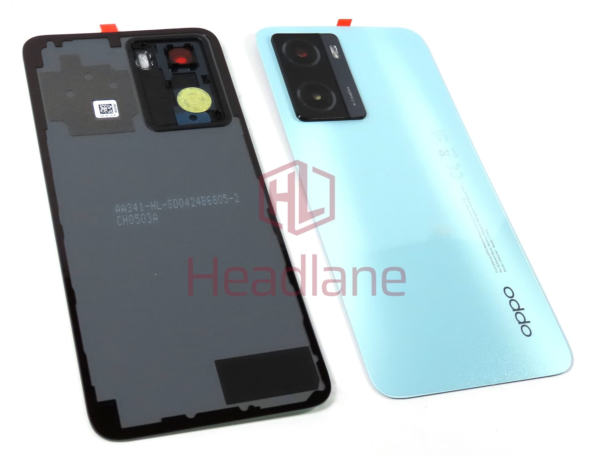 Oppo CPH2387 A57 4G Back / Battery Cover - Green - view 2