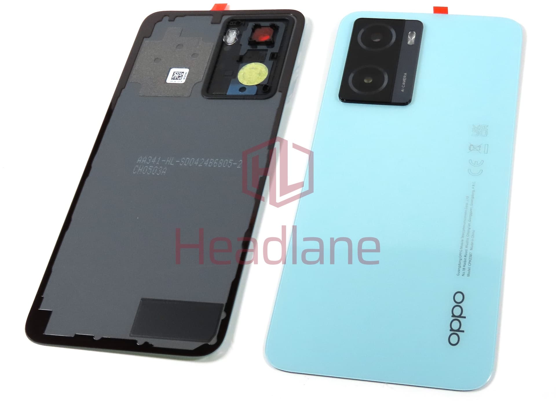 Oppo CPH2387 A57 4G Back / Battery Cover - Green - view 3