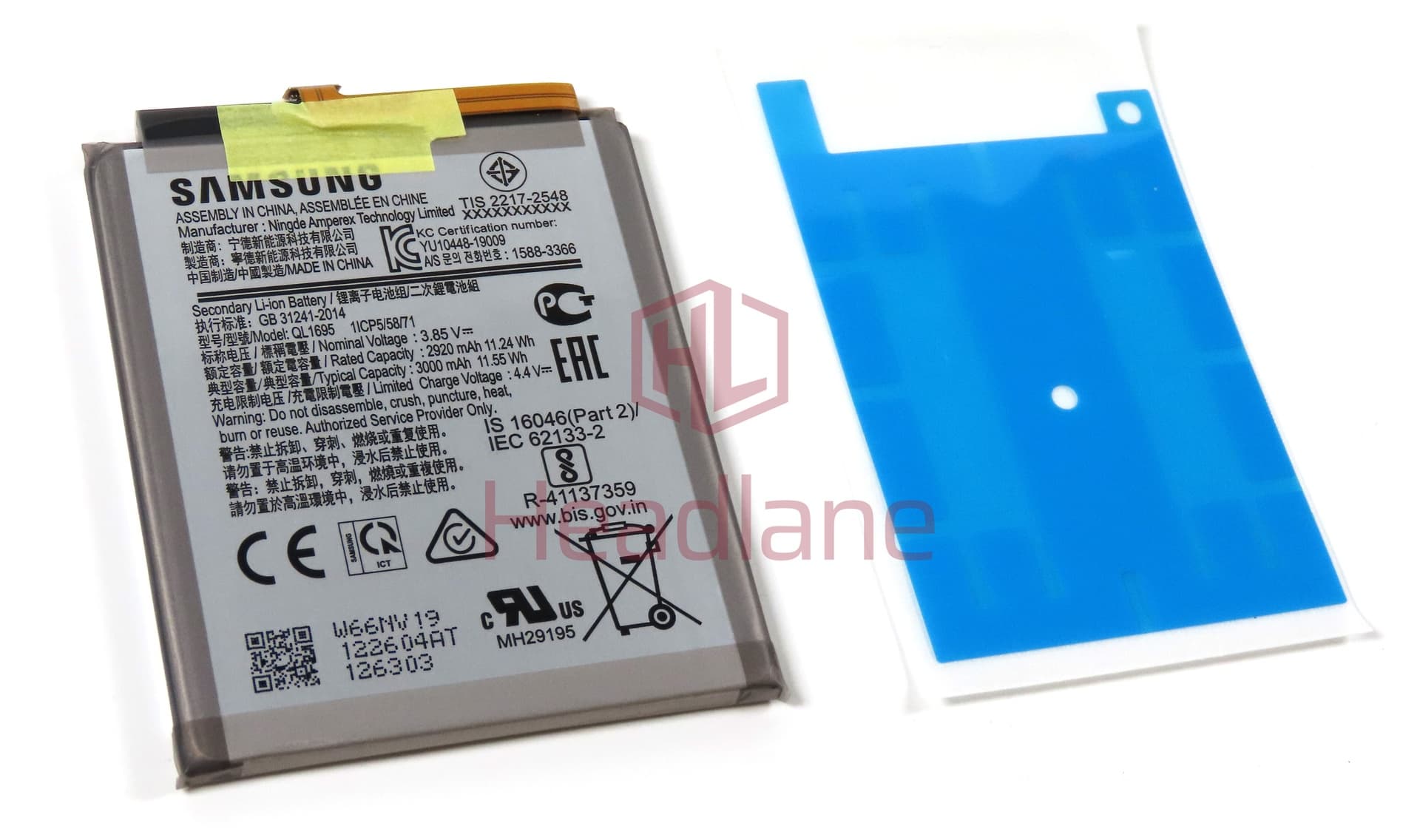 Samsung SM-A015 Galaxy A01 QL1695 3000mAh Internal Battery - view 2