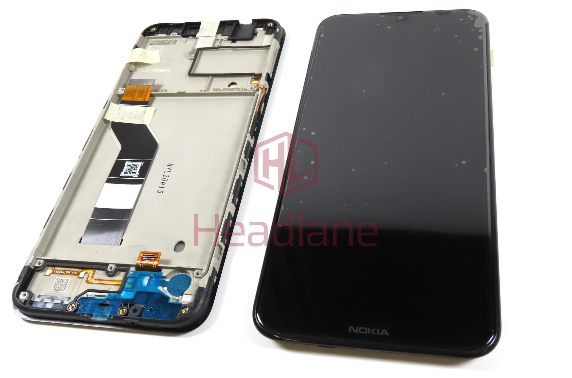 Nokia TA-1322 TA-1323 TA-1329 1.4 LCD Display / Screen + Touch - view 2