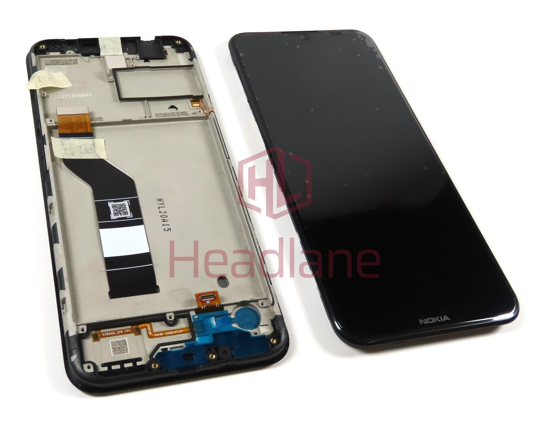 Nokia TA-1322 TA-1323 TA-1329 1.4 LCD Display / Screen + Touch - view 3