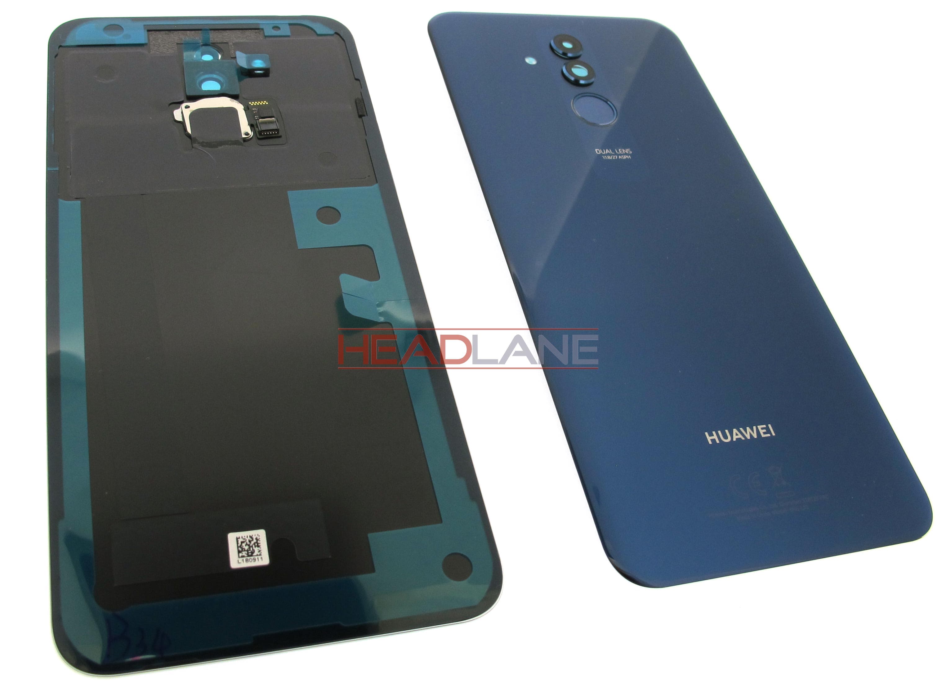 Huawei Mate 20 Lite Battery / Back Cover + Fingerprint Sensor / Reader - Blue - view 2