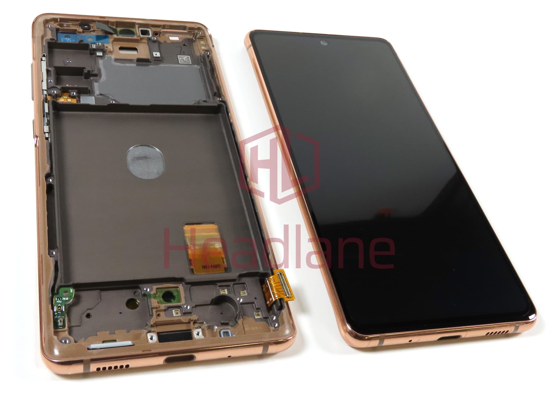 Samsung SM-G781 Galaxy S20 FE 5G LCD Display / Screen + Touch - Cloud Orange (No Box) - view 2