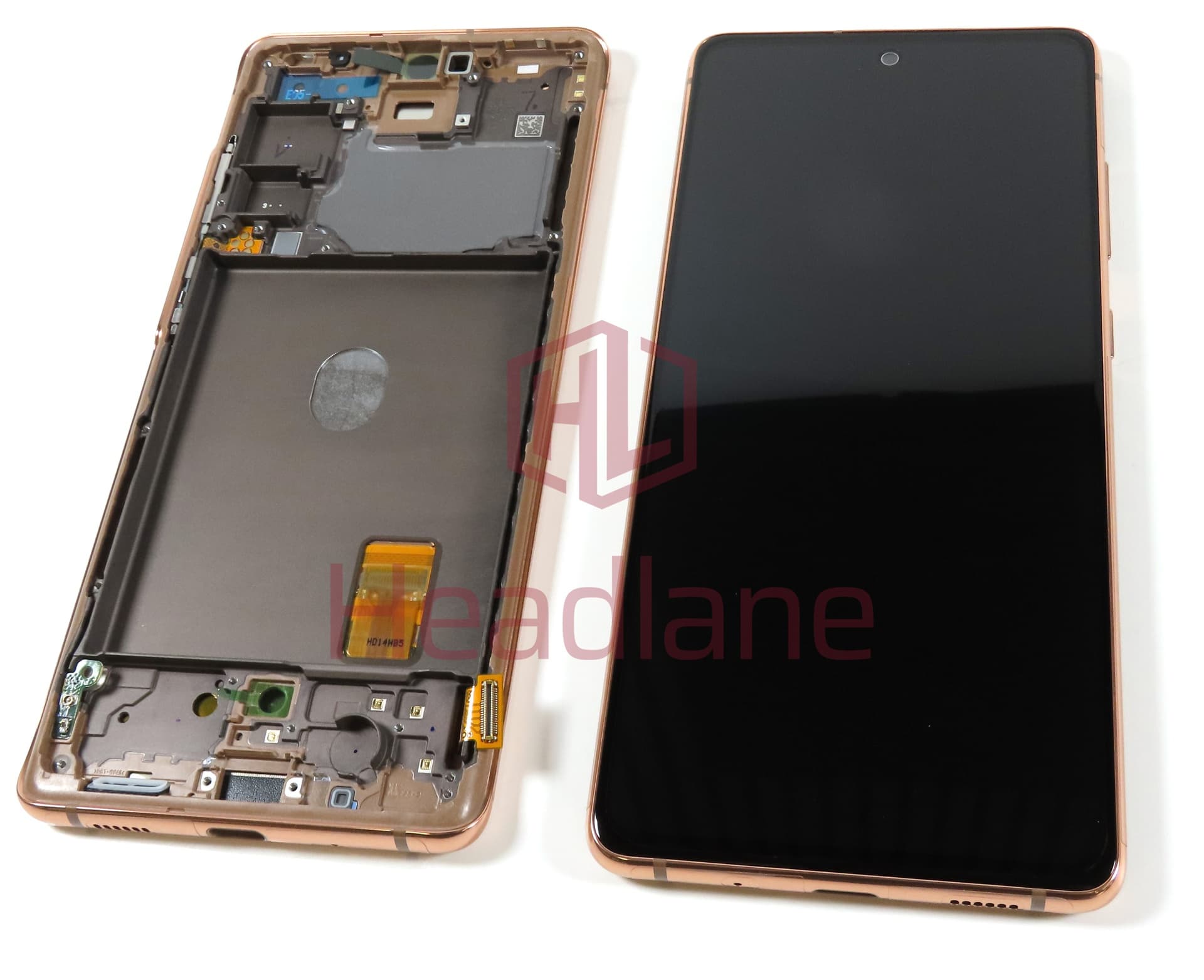 Samsung SM-G781 Galaxy S20 FE 5G LCD Display / Screen + Touch - Cloud Orange (No Box) - view 3