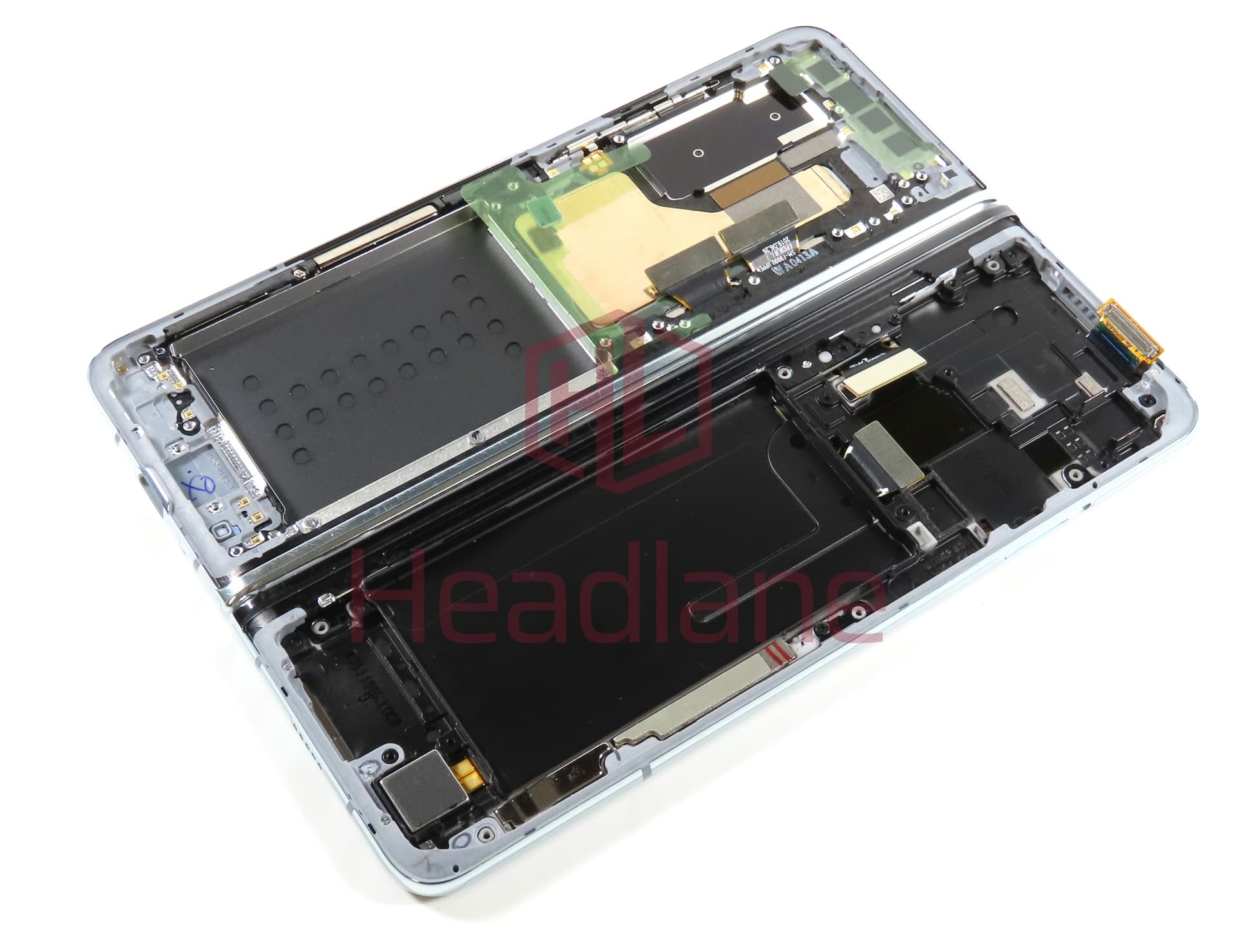 Samsung SM-F900 Galaxy Fold LCD Display / Screen + Touch - Silver (No Box) - view 2