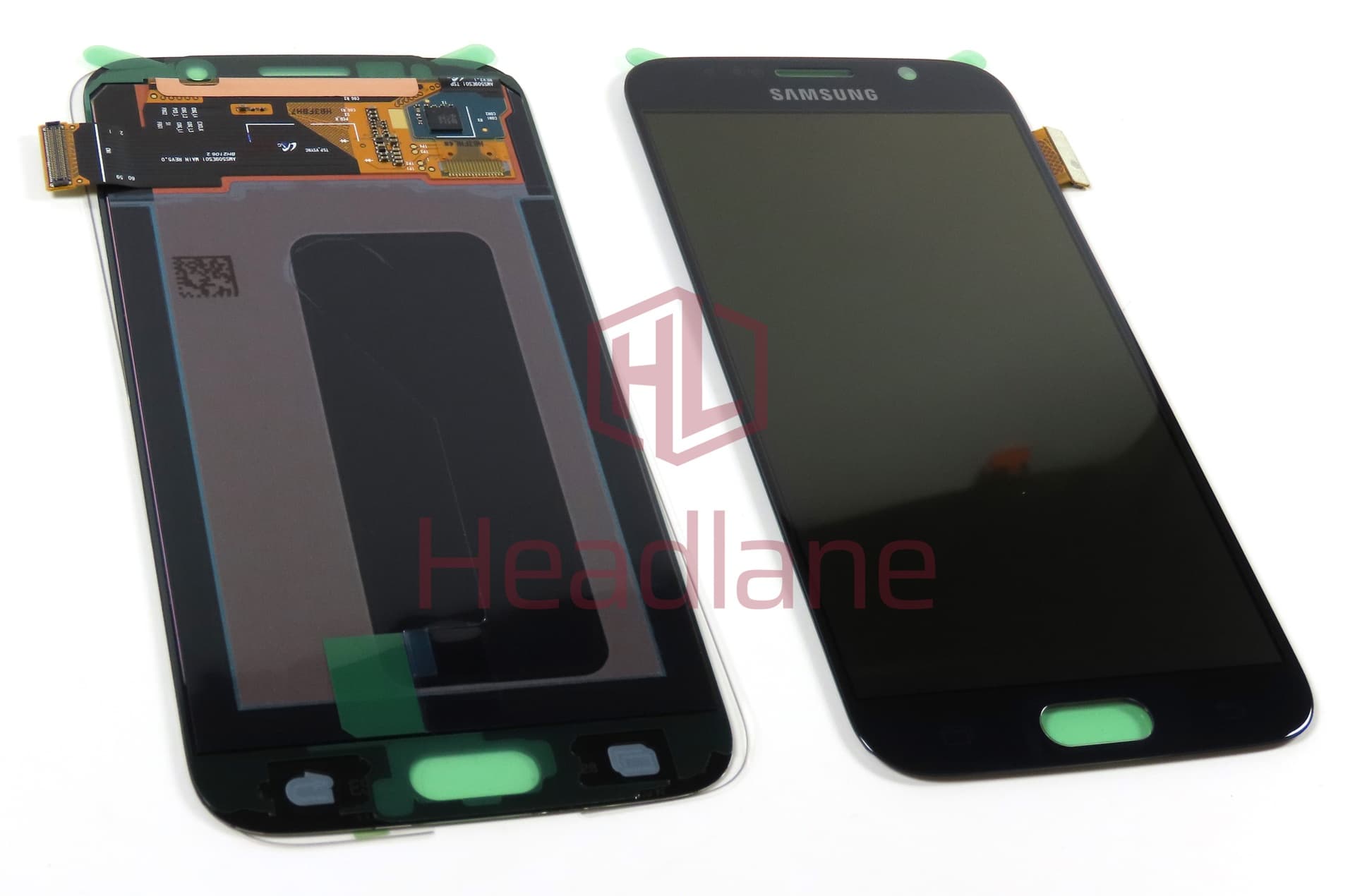 Samsung SM-G920F Galaxy S6 LCD Display / Screen + Touch - Black (No Box) - view 2