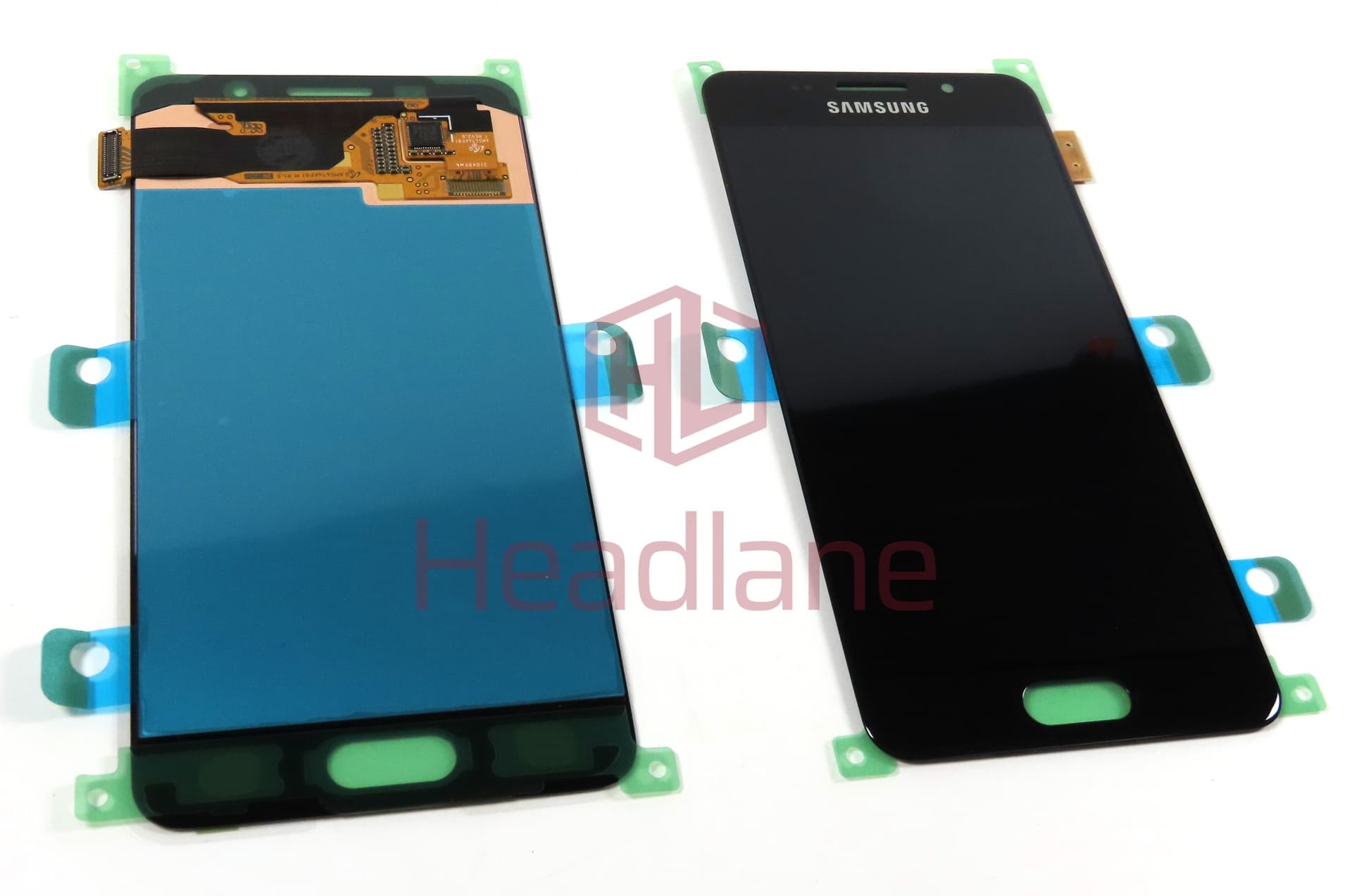 Samsung SM-A310 Galaxy A3 (2016) LCD Display / Screen + Touch - Black / Gold (No Box) - view 2