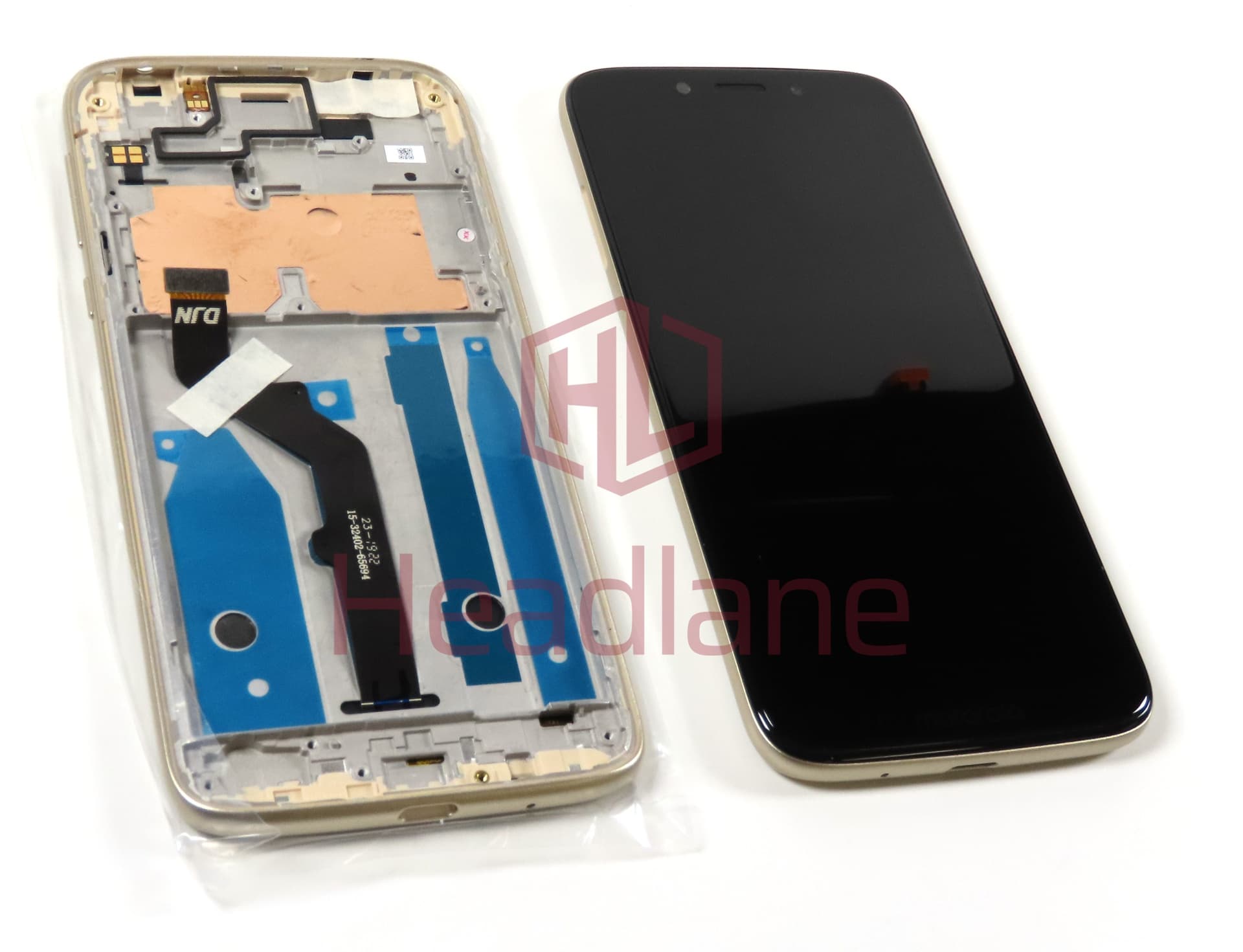 Lenovo / Motorola XT1952 Moto G7 Play LCD Display / Screen + Touch - Gold - view 2