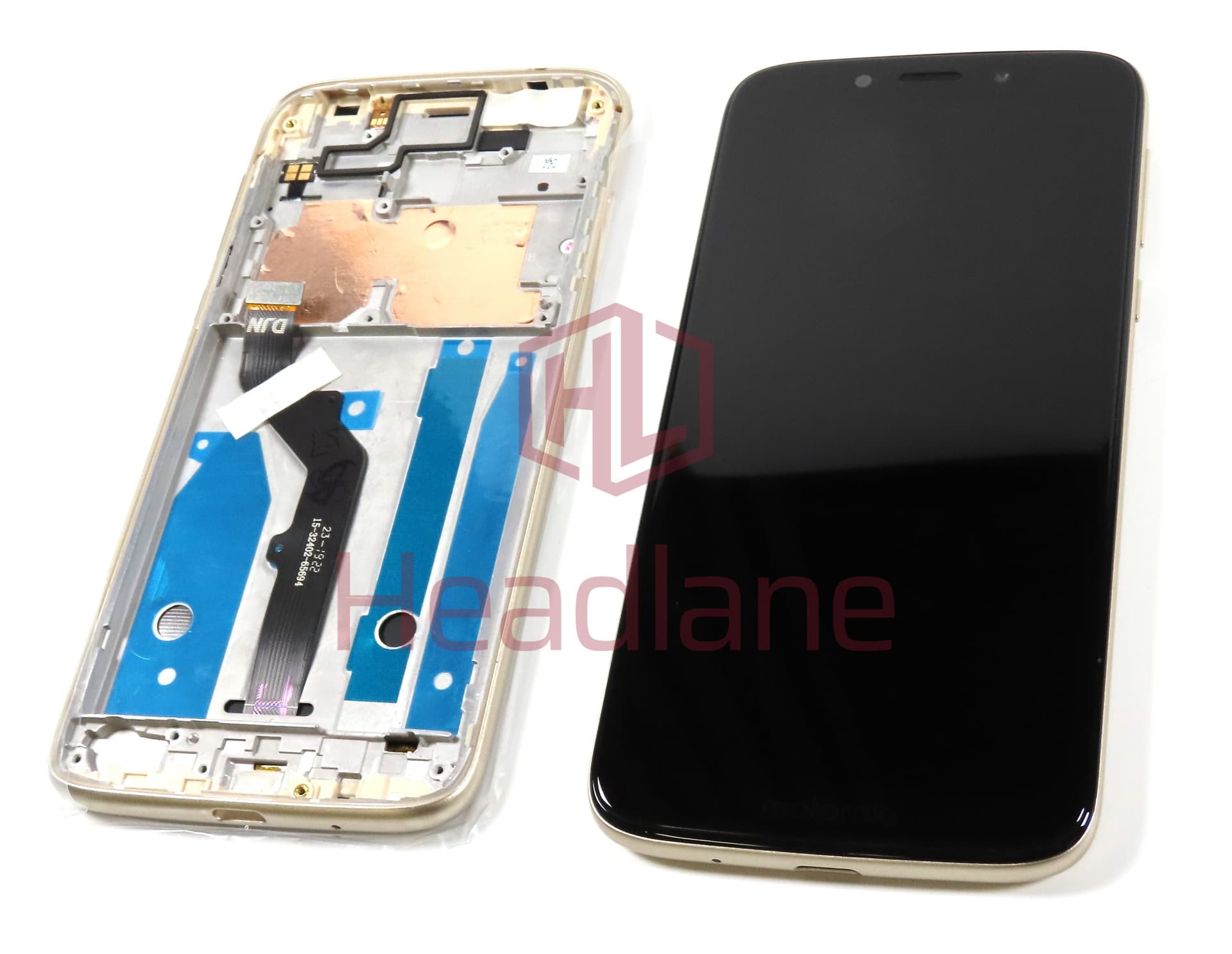 Lenovo / Motorola XT1952 Moto G7 Play LCD Display / Screen + Touch - Gold - view 3