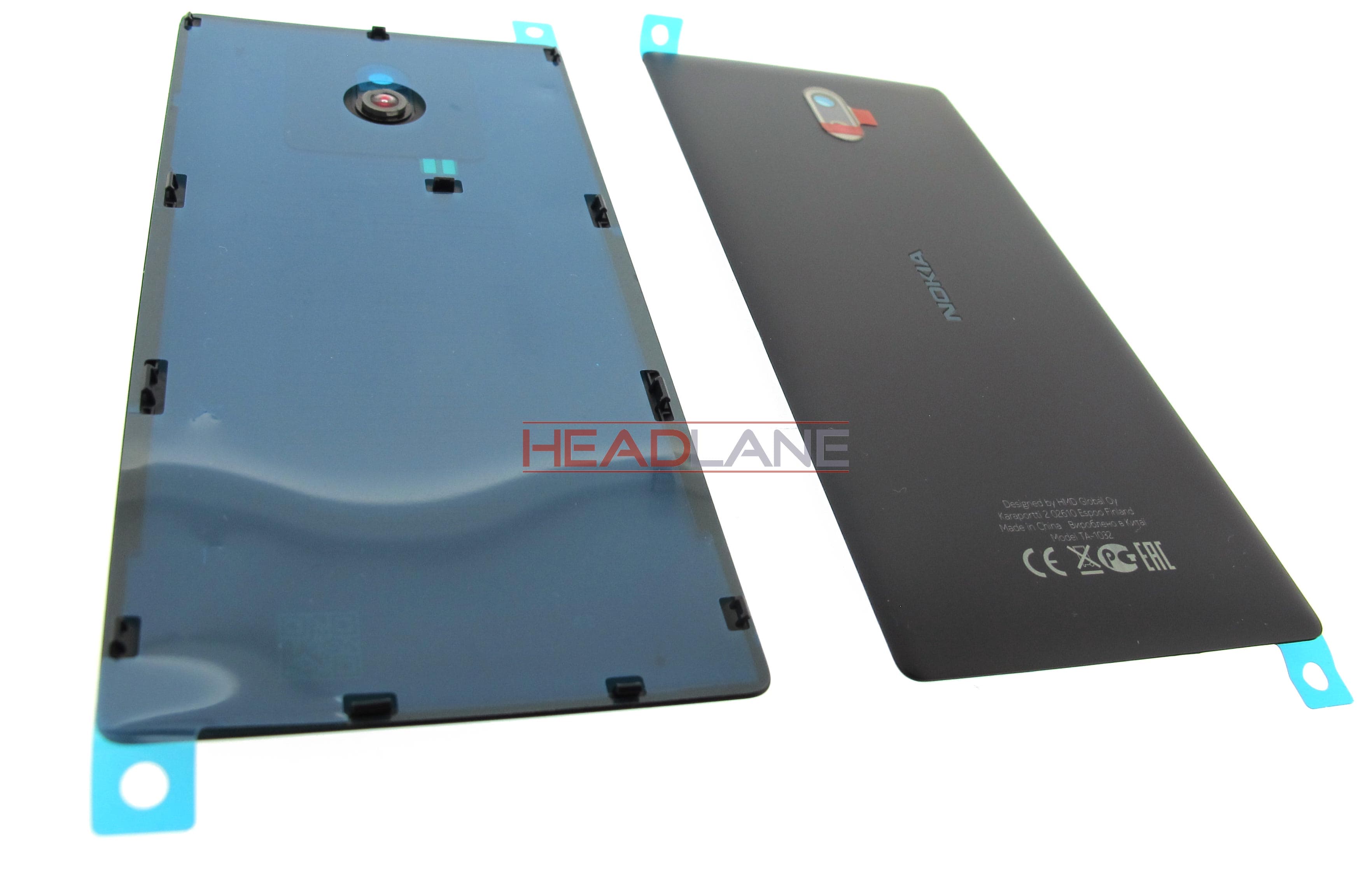 Nokia 3 Dual SIM TA-1032 Back / Battery Cover - Blue - view 2