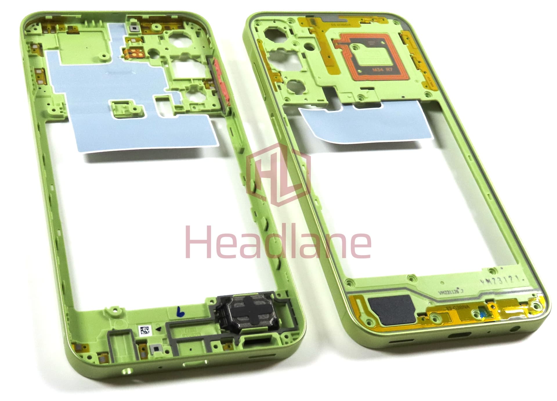 Samsung SM-A256 Galaxy A25 5G Middle Cover / Chassis - Yellow - view 3