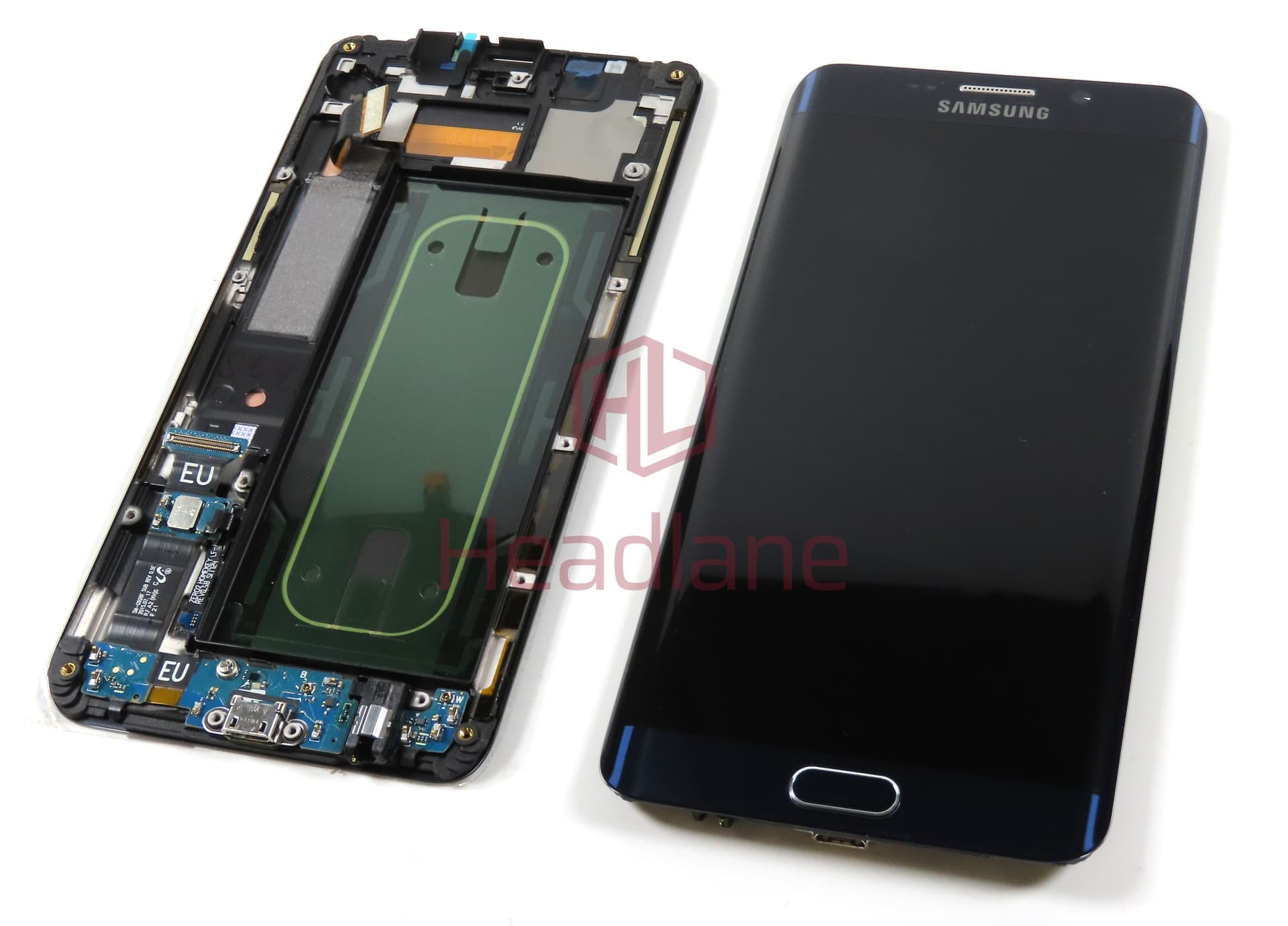 Samsung SM-G928F Galaxy S6 Edge+ LCD Display / Screen + Touch - Black (No Box) - view 2