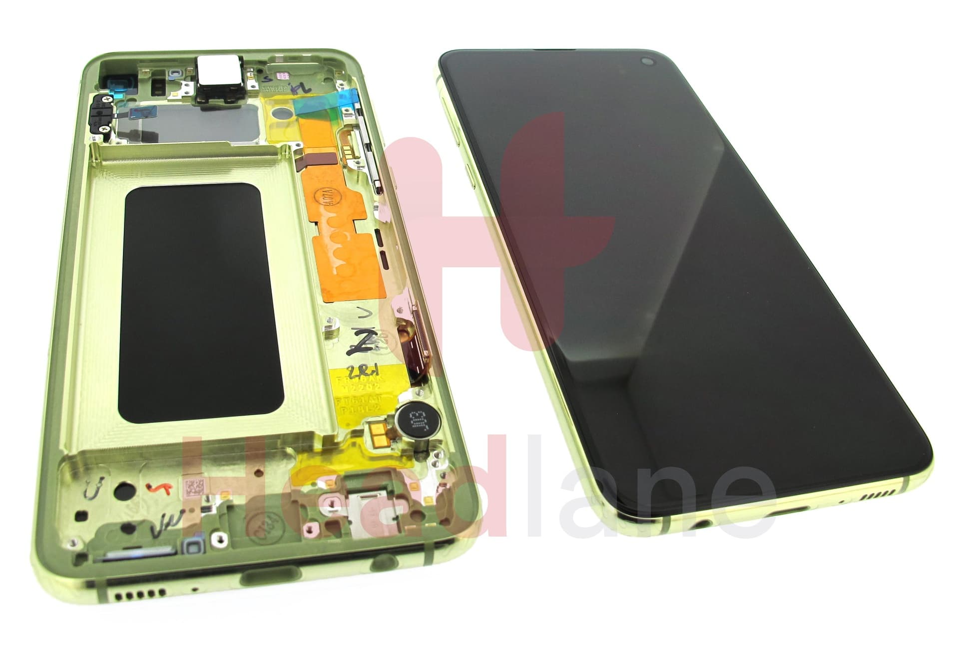 Samsung SM-G970 Galaxy S10E LCD Display / Screen + Touch - Canary Yellow (No Box) - view 2