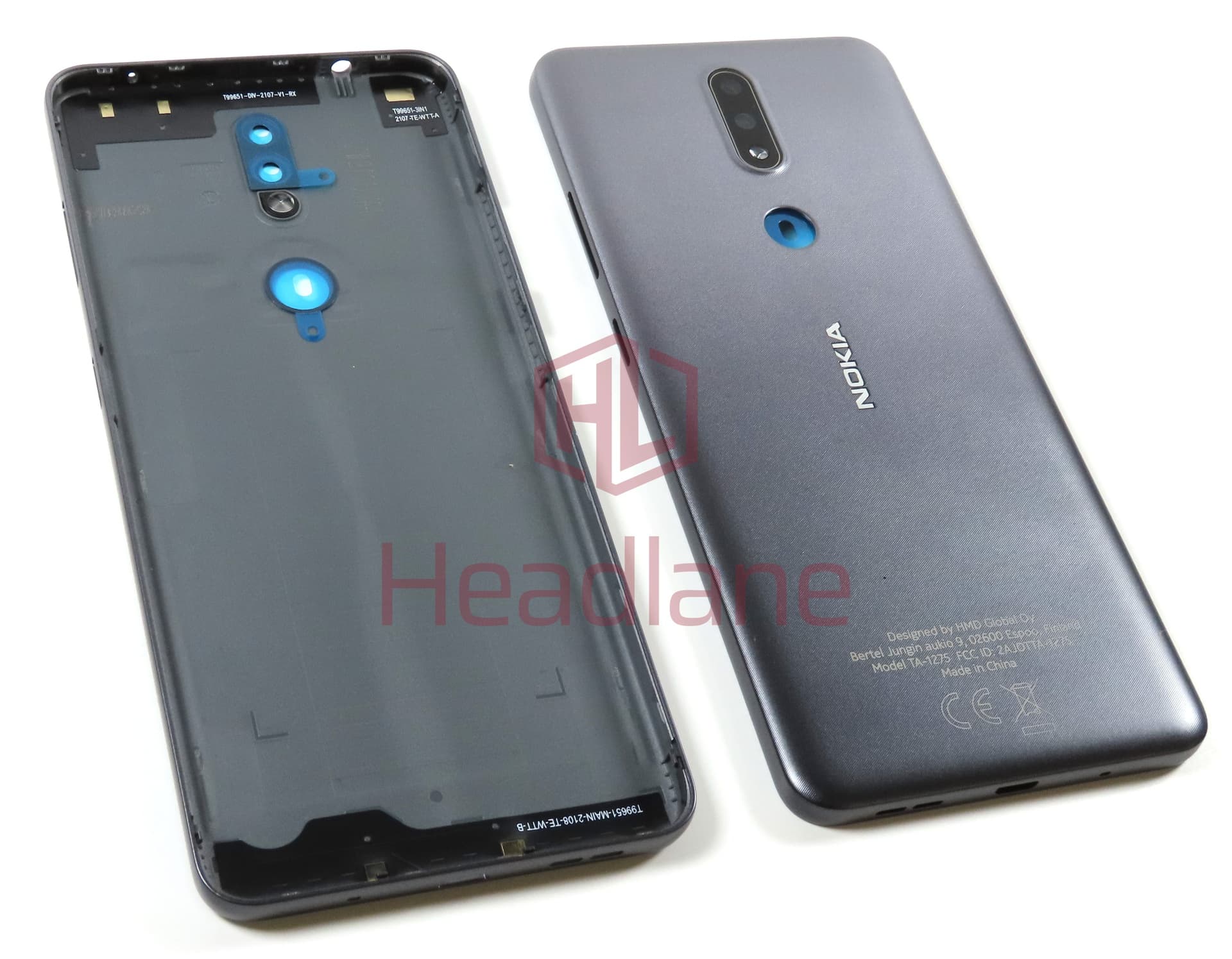 Nokia TA-1270 TA-1274 TA-1275 TA-1277 2.4 Back / Battery Cover - Grey - view 2