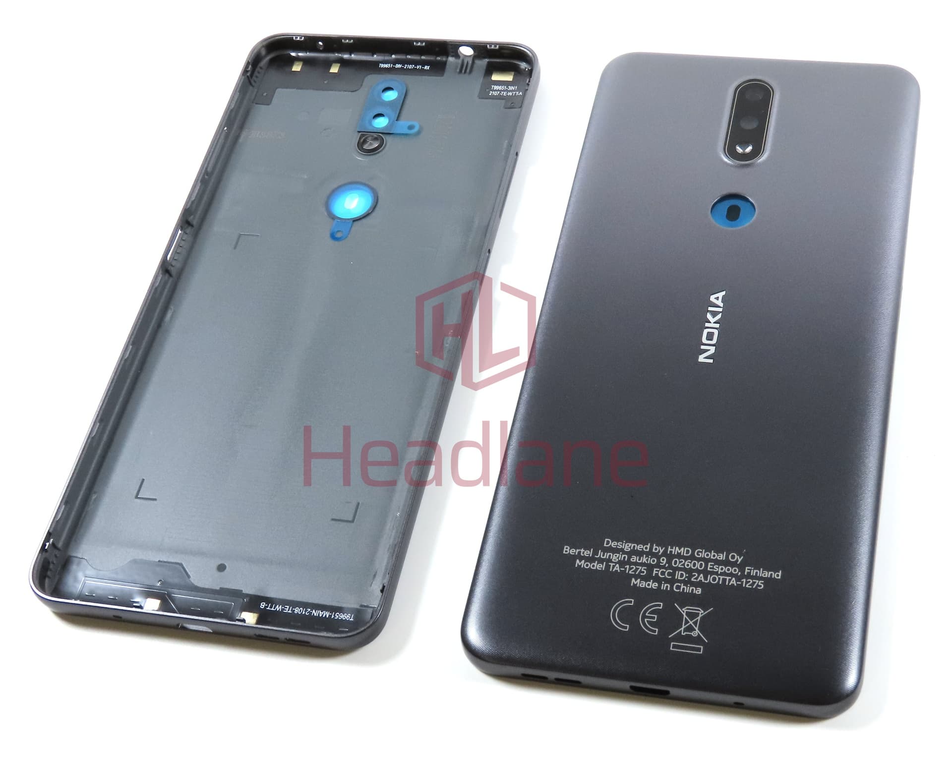 Nokia TA-1270 TA-1274 TA-1275 TA-1277 2.4 Back / Battery Cover - Grey - view 3