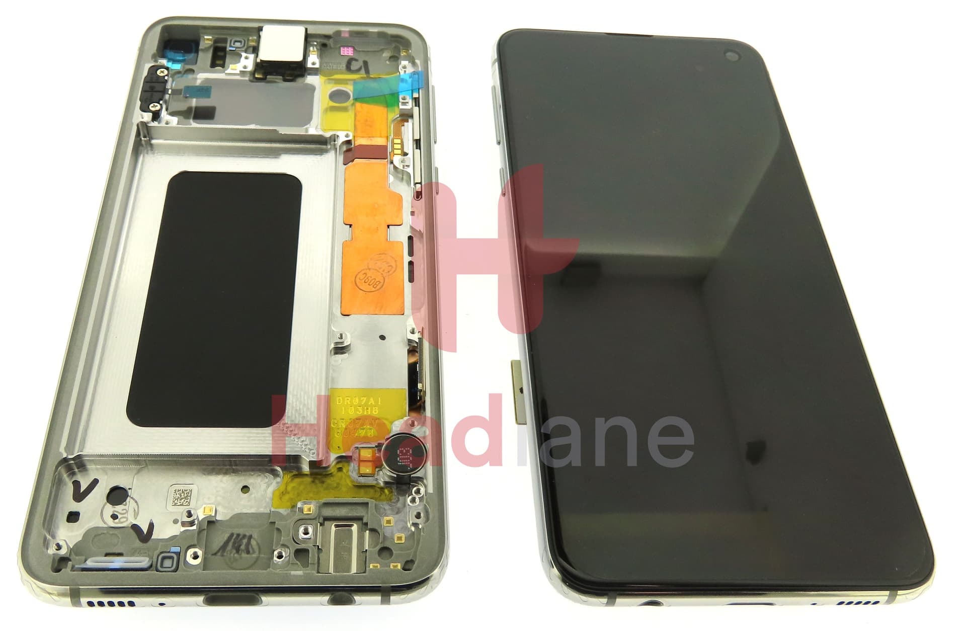 Samsung SM-G970 Galaxy S10E LCD Display / Screen + Touch - Silver (No Box) - view 3