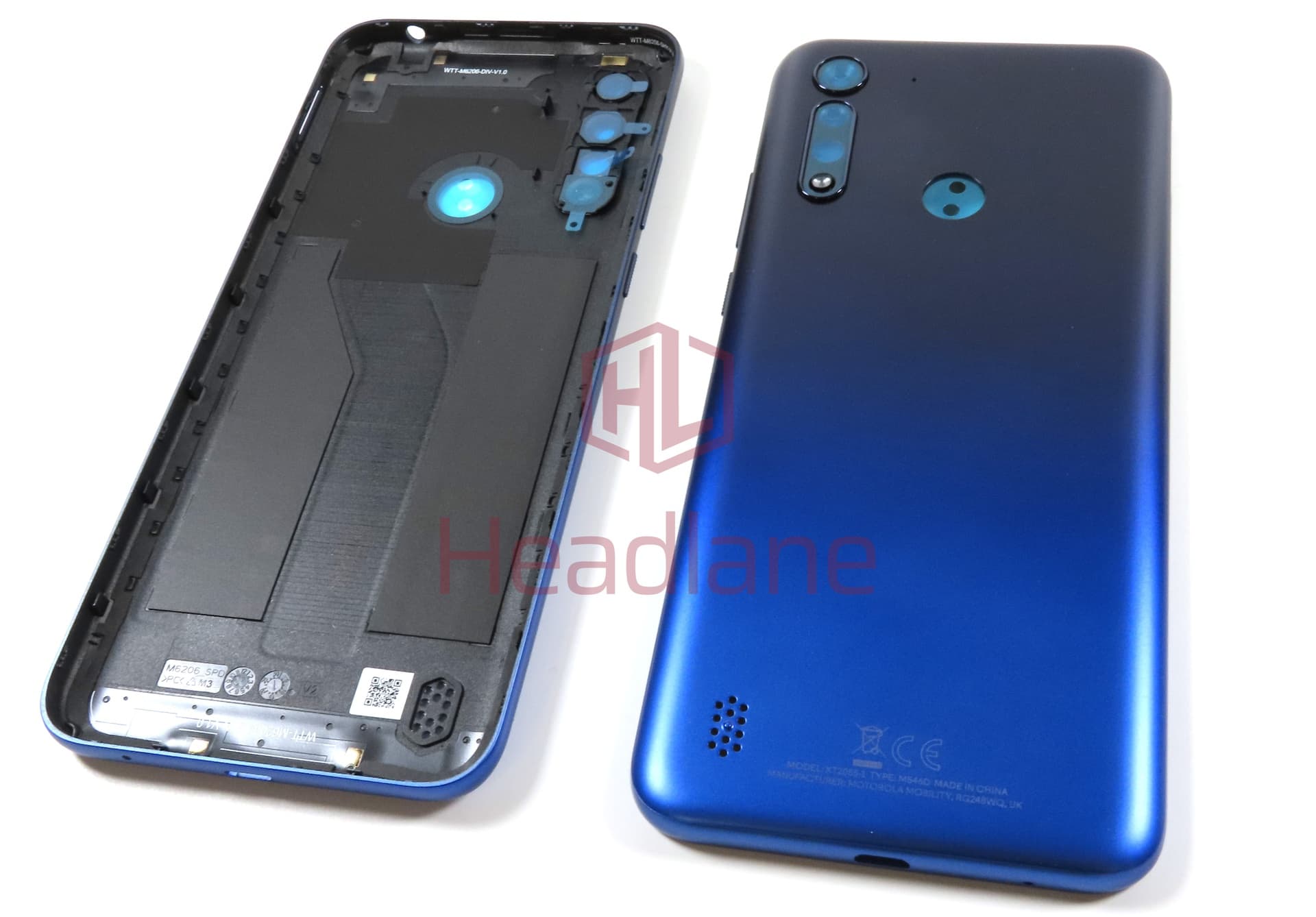 Motorola XT2055 Moto G8 Power Lite Back / Battery Cover - Dark Blue - view 2