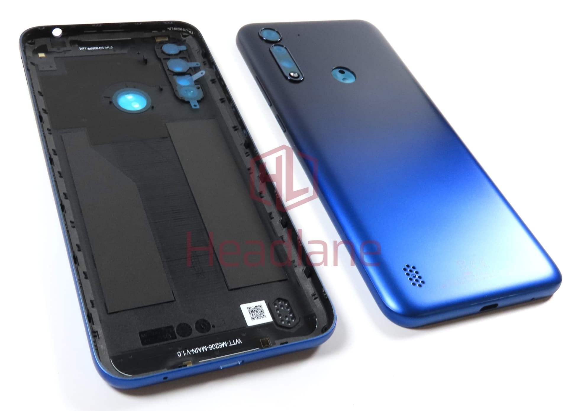Motorola XT2055 Moto G8 Power Lite Back / Battery Cover - Dark Blue - view 3