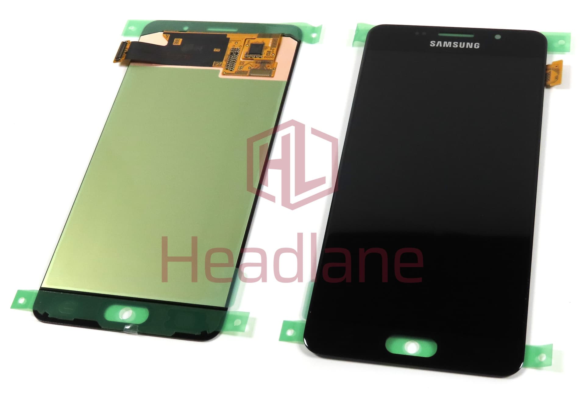 Samsung SM-A510 Galaxy A5 (2016) LCD Display / Screen + Touch - Black / Gold (No Box) - view 3