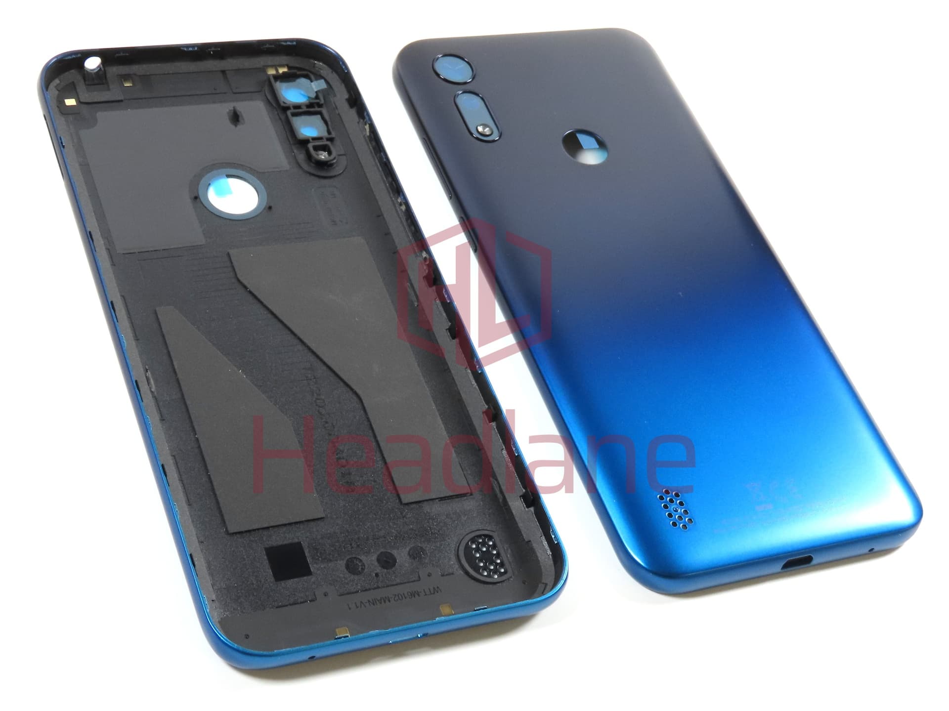 Motorola XT2053 Moto E6s Back / Battery Cover - Blue - view 2