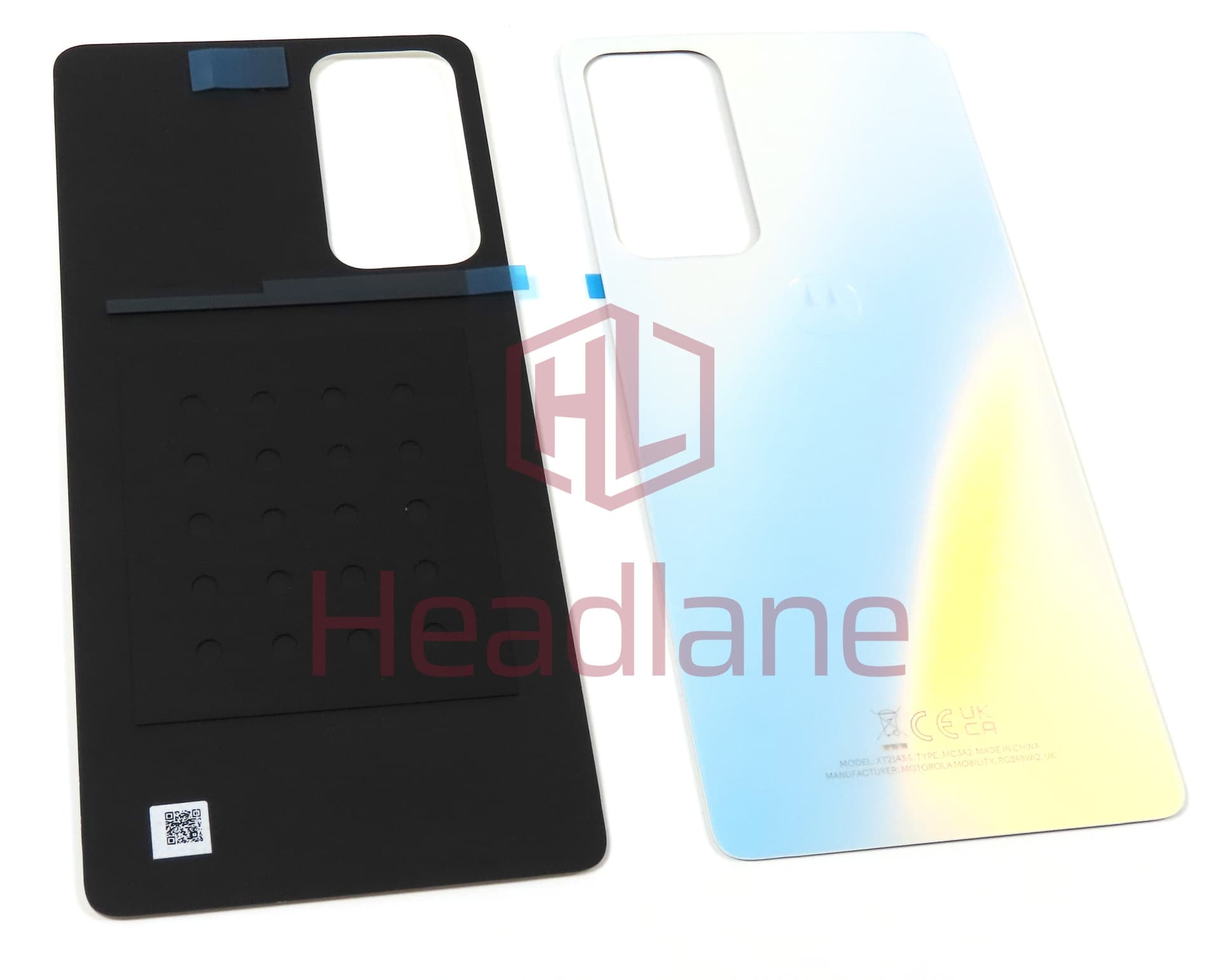 Motorola XT2143 Edge 20 Back / Battery Cover - White - view 3