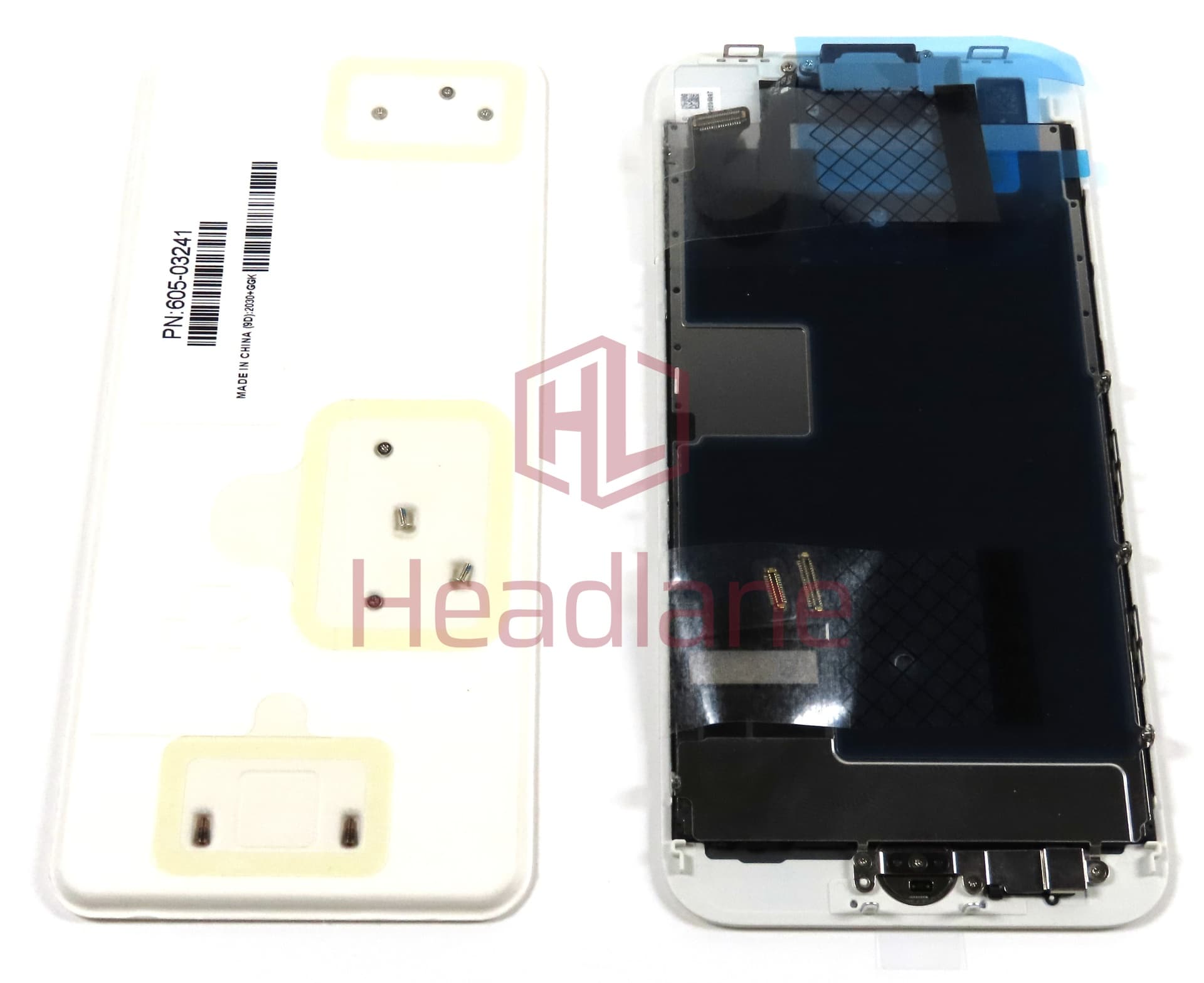 Apple iPhone 8 LCD Display / Screen + Touch - White (Original / Service Stock) *Home button not usable* - view 2