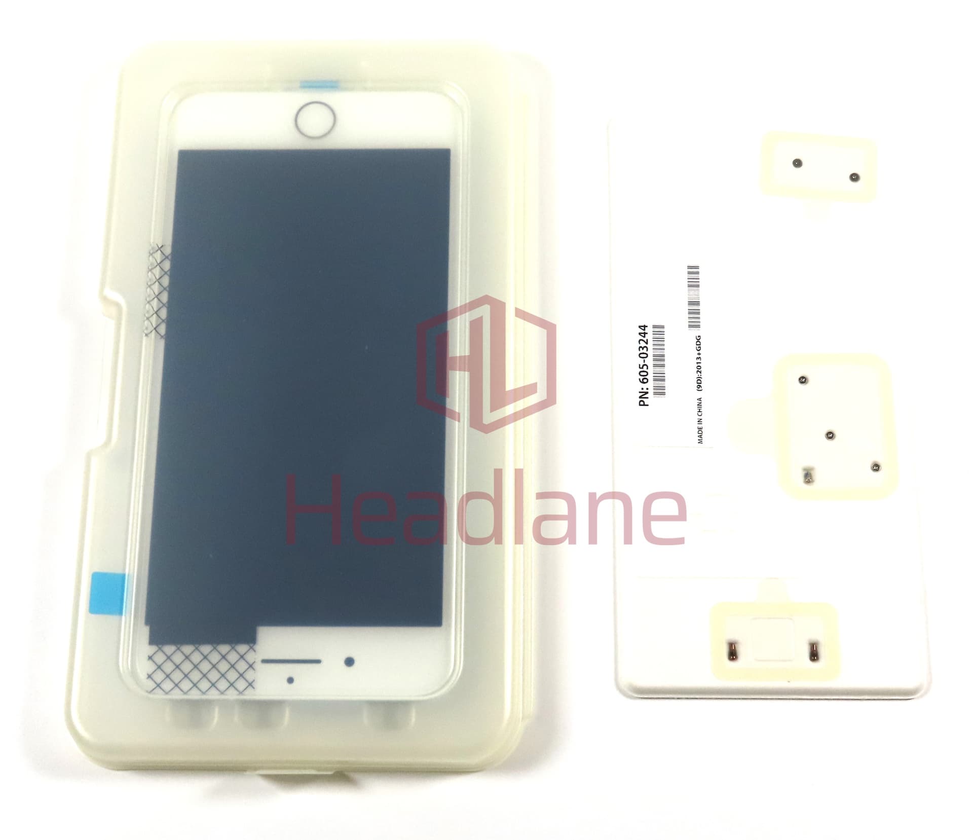 Apple iPhone 8 Plus LCD Display / Screen + Touch - White (Original / Service Stock) *Home button not usable* - view 3