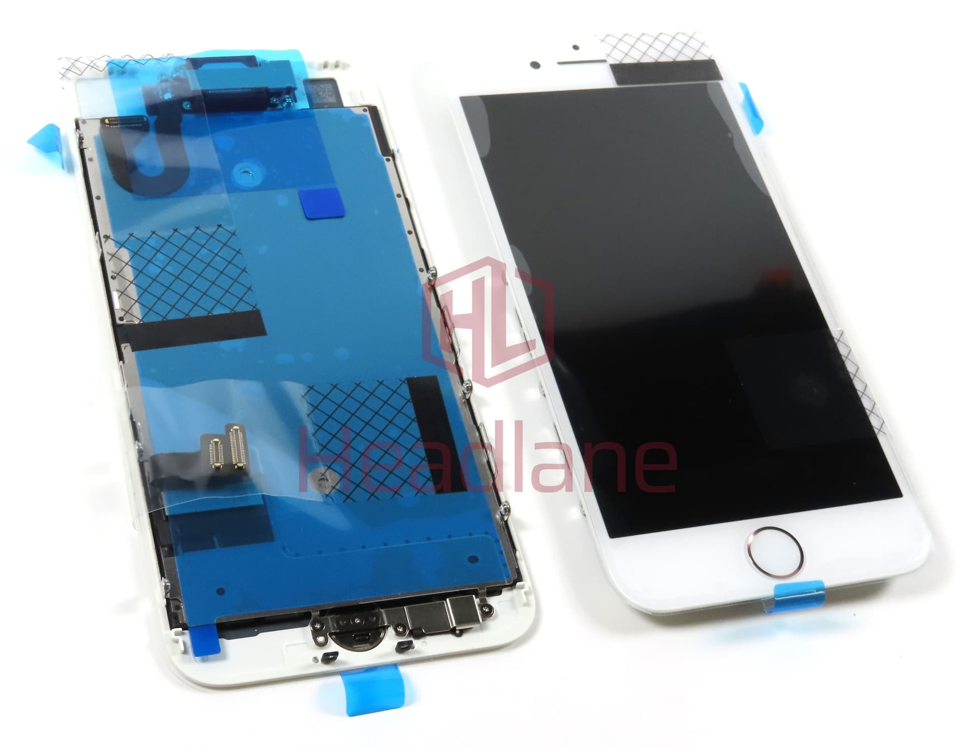 Apple iPhone 7 LCD Display / Screen + Touch - White (Original / Service Stock) *Home button not usable* - view 3