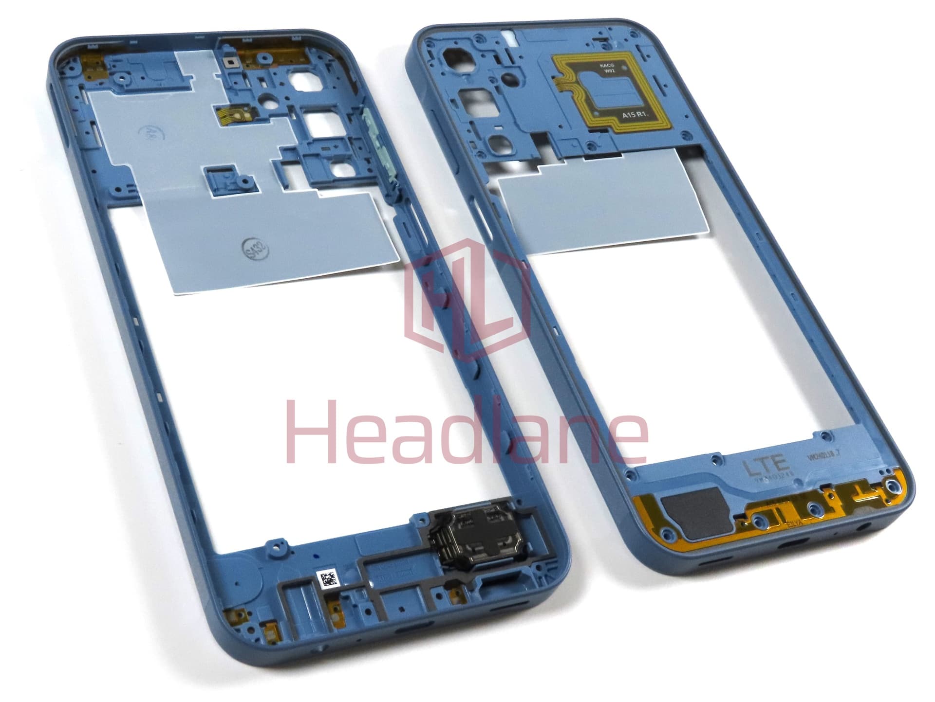 Samsung SM-A155 Galaxy A15 4G Middle Cover / Chassis - Blue - view 3