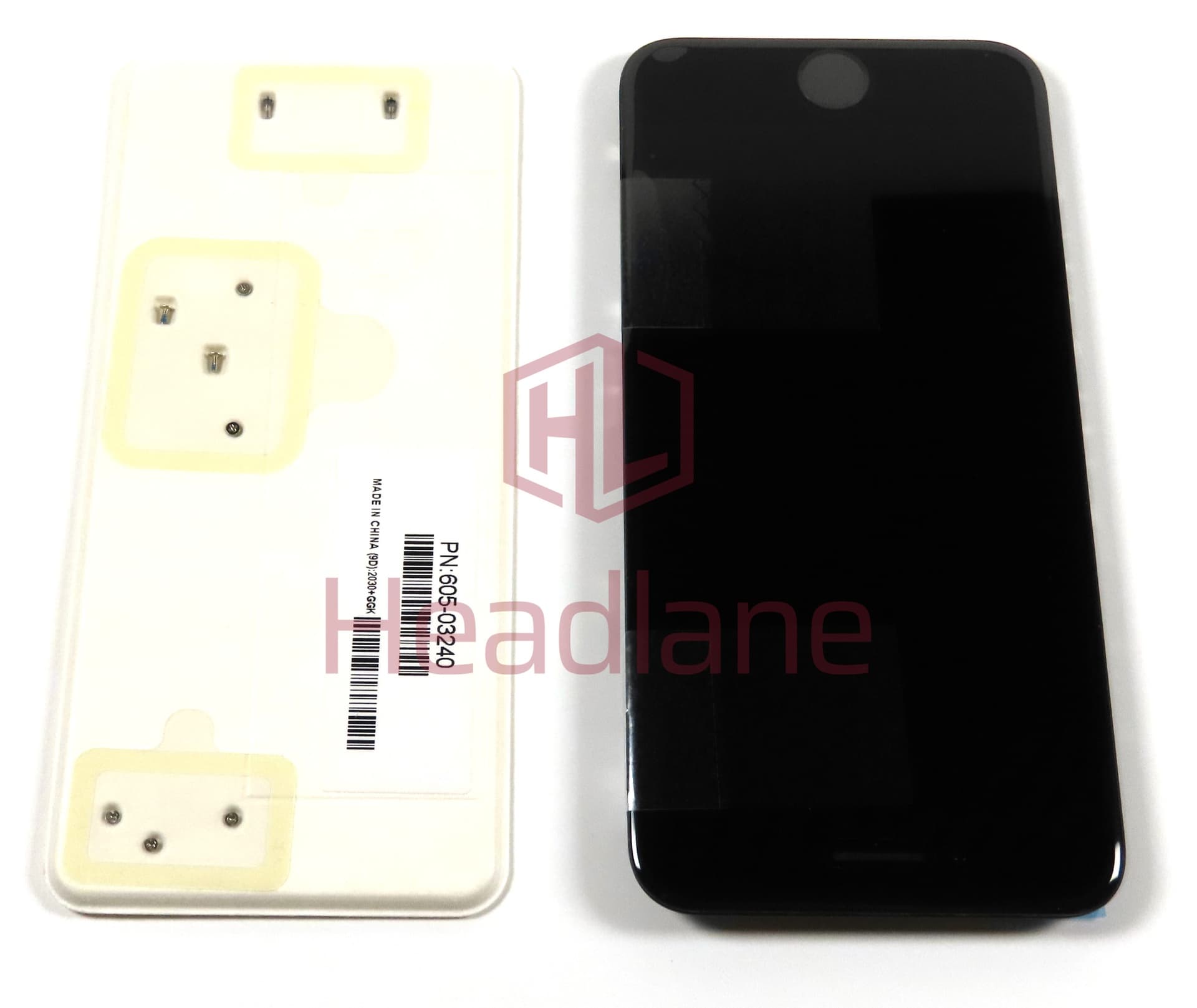 Apple iPhone 8 LCD Display / Screen + Touch - Black (Original / Service Stock) *Home button not usable* - view 3