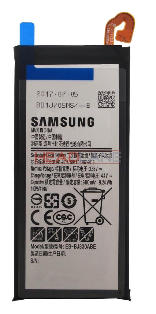 Samsung SM-J330 Galaxy J3 (2017) EB-BJ330ABE 2400mAh Battery (No Box) - view 2
