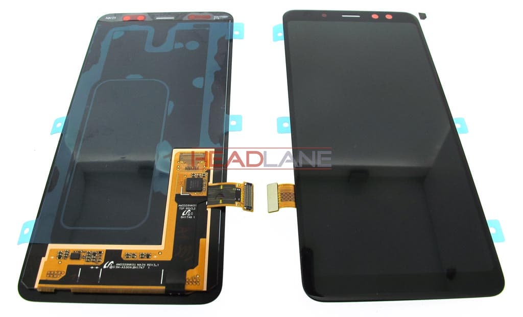 Samsung SM-A530 Galaxy A8 (2018) LCD Touch Black/Grey/Gold (No Box) - view 3