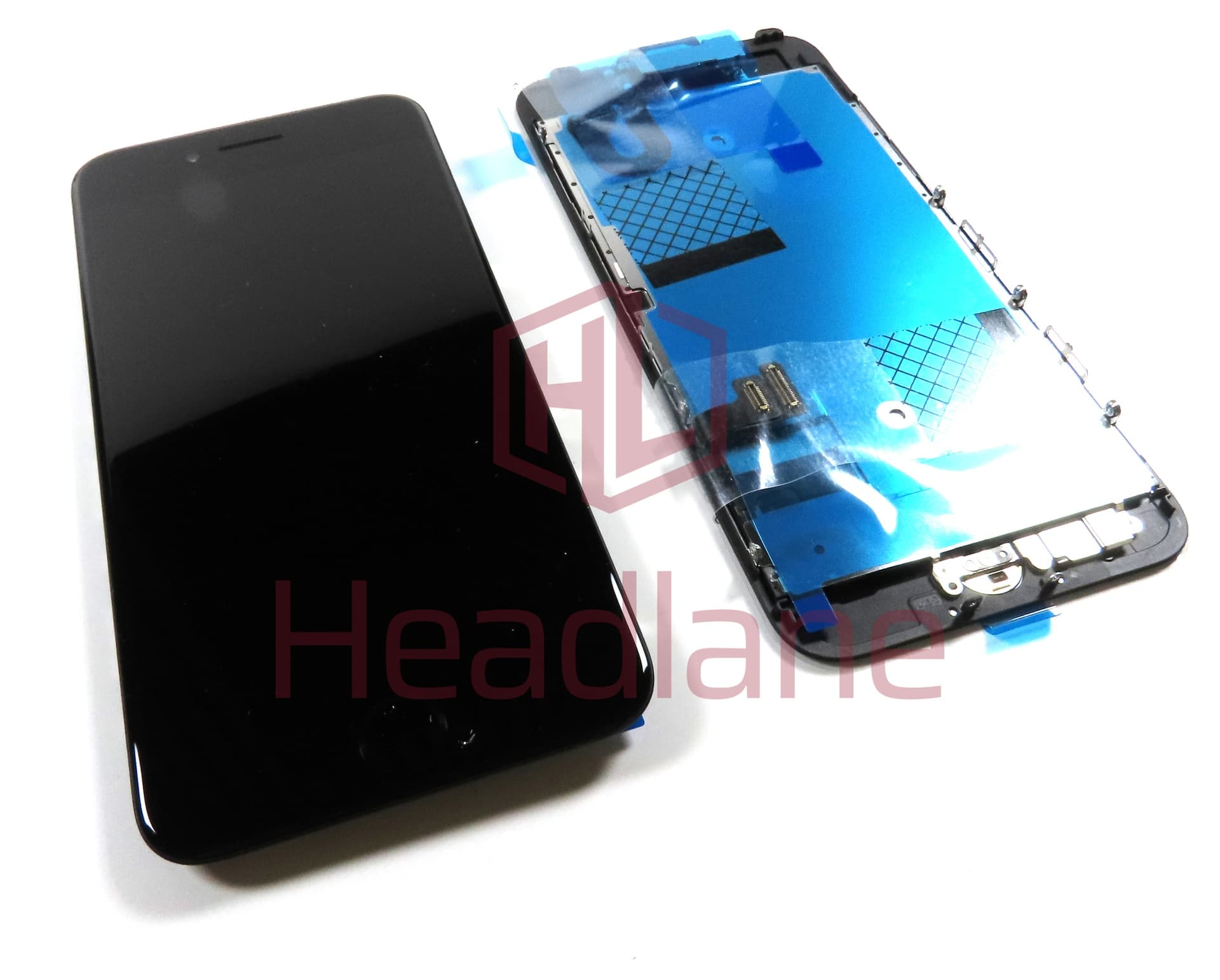 Apple iPhone 7 LCD Display / Screen + Touch - Black (Original / Service Stock) *Home button not usable* - view 2