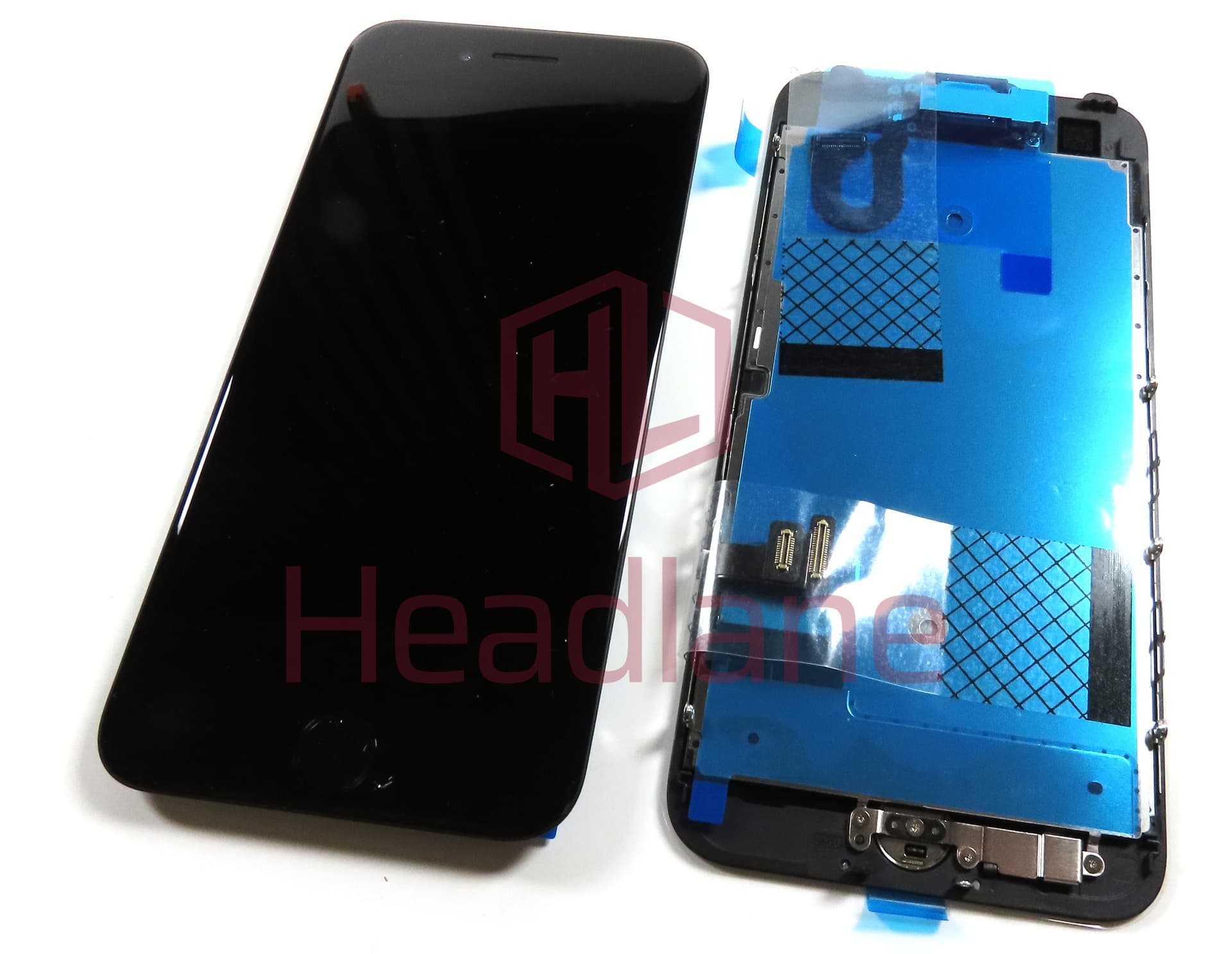 Apple iPhone 7 LCD Display / Screen + Touch - Black (Original / Service Stock) *Home button not usable* - view 3