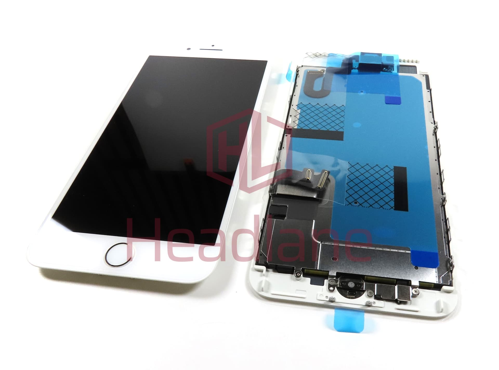 Apple iPhone 7 Plus LCD Display / Screen + Touch - White (Original / Service Stock) *Home button not usable* - view 2