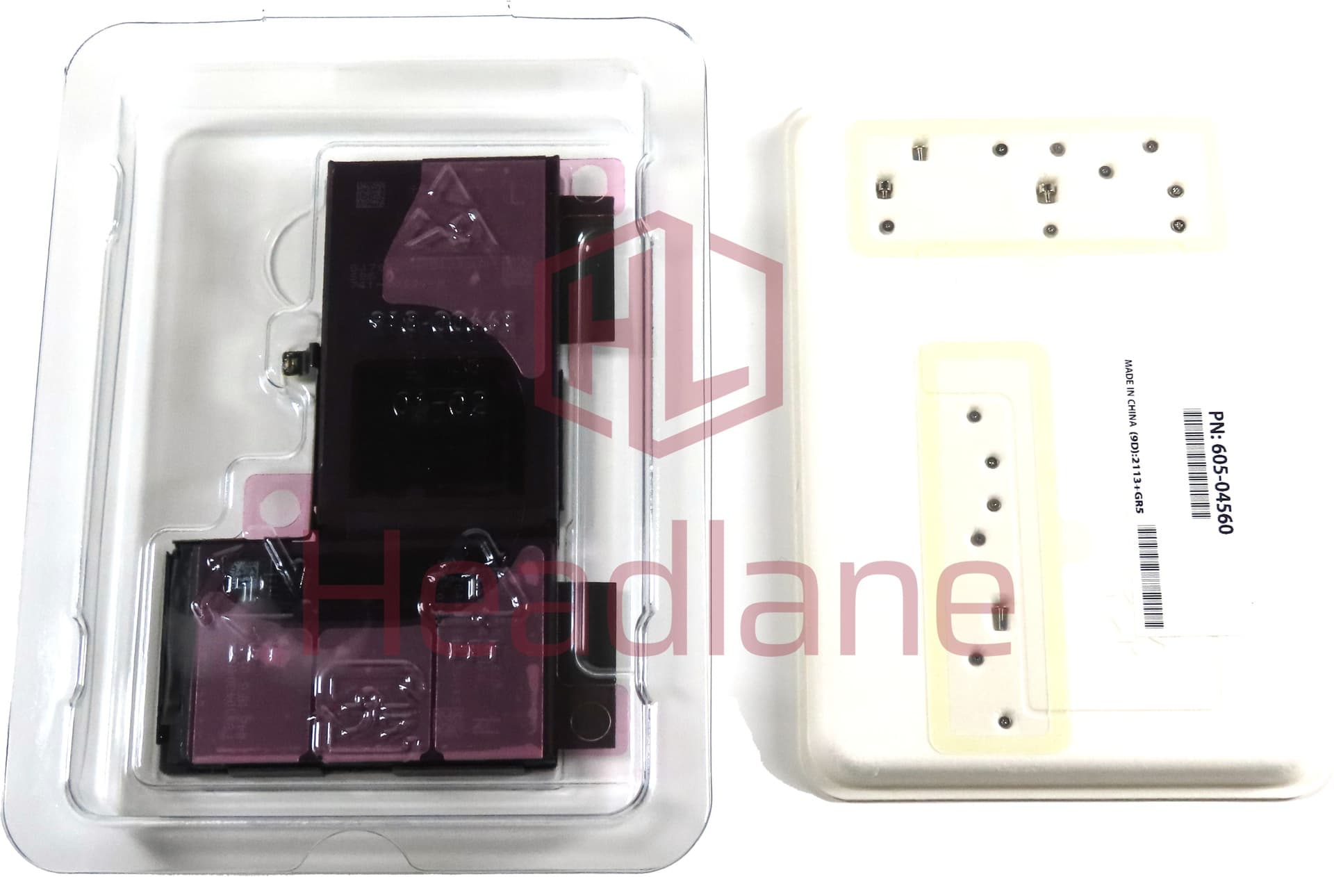 iPhone XS Max 3174mAh Internal Battery + Adhesive + Sticker + Screws (Original / Service Stock) - view 2