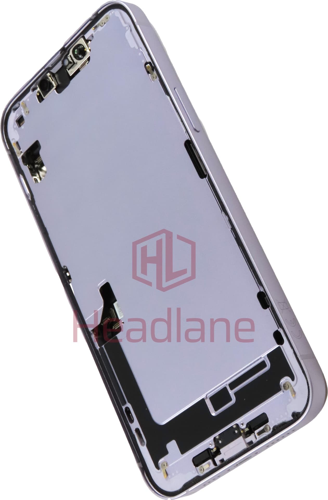 iPhone 14 Plus Back / Battery Cover + Small Parts - Purple (Pulled - Grade A) - view 2