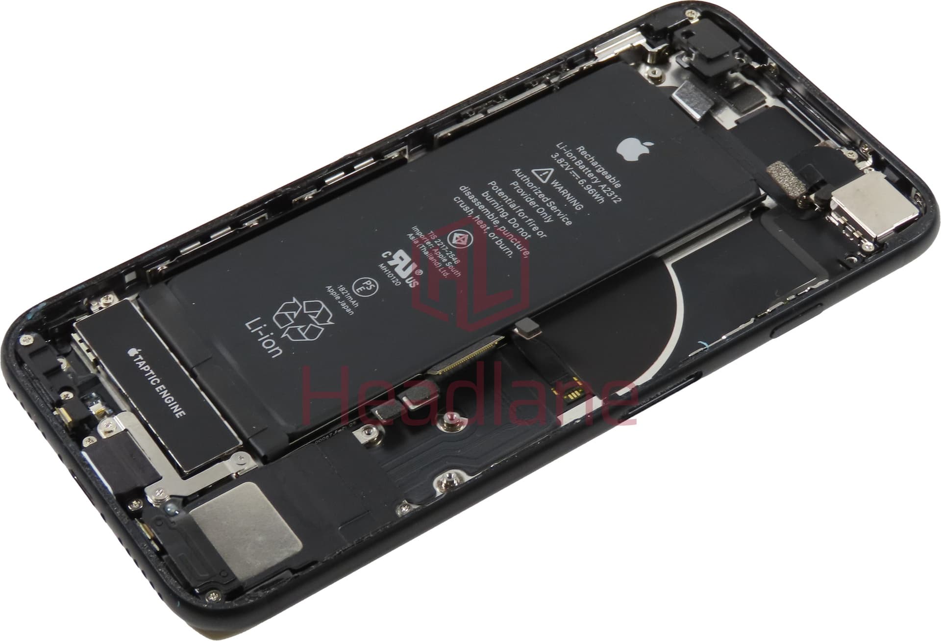 iPhone SE (2nd Gen) Back / Battery Cover + Small Parts - Black (Pulled - Grade A) - view 2