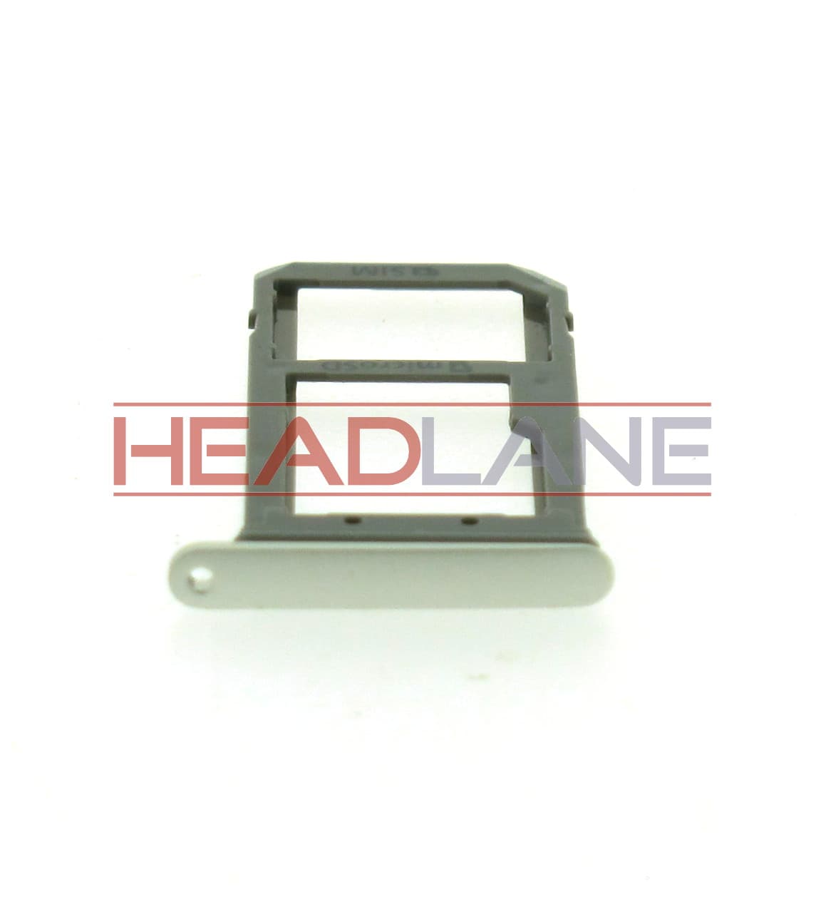 Samsung SM-G930F Galaxy S7 SIM / Memory Card Tray - White / Silver - view 2