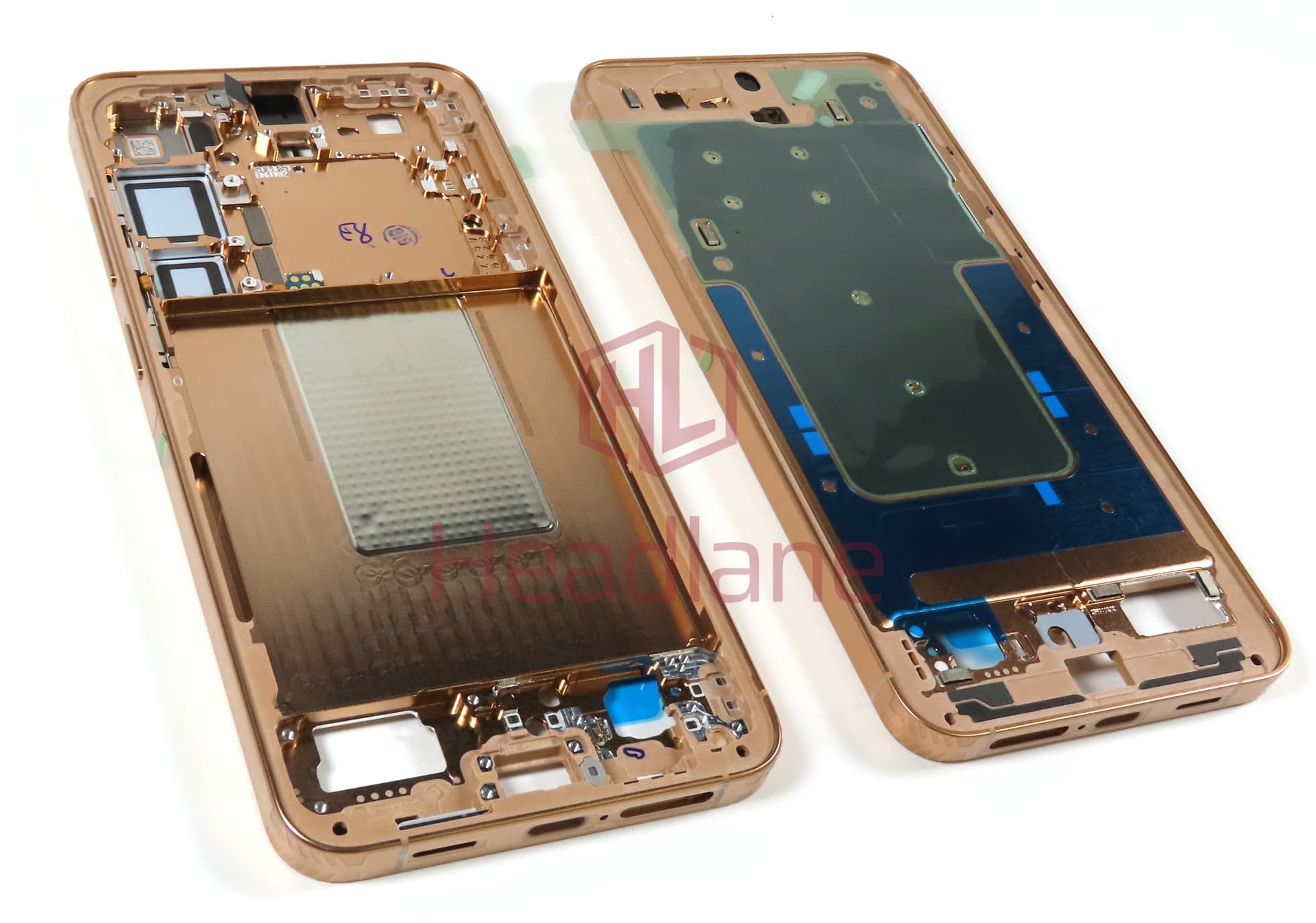 Samsung SM-S926 Galaxy S24+ / Plus Display Frame / Chassis - Sandstone Orange - view 3