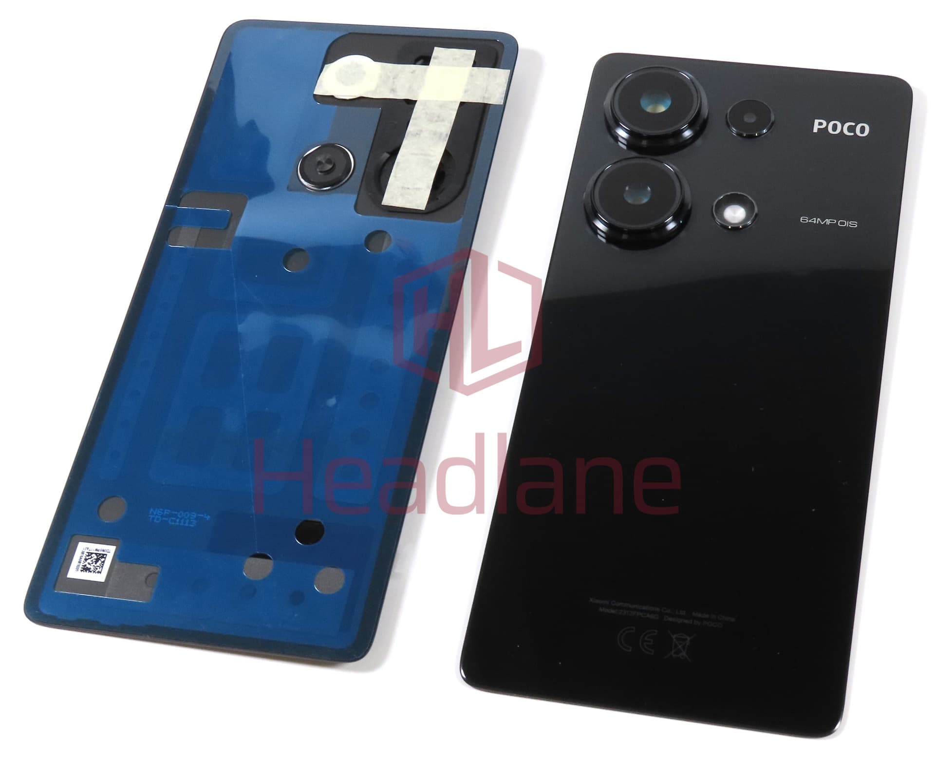 Xiaomi Poco M6 Pro Back / Battery Cover - Black - view 2